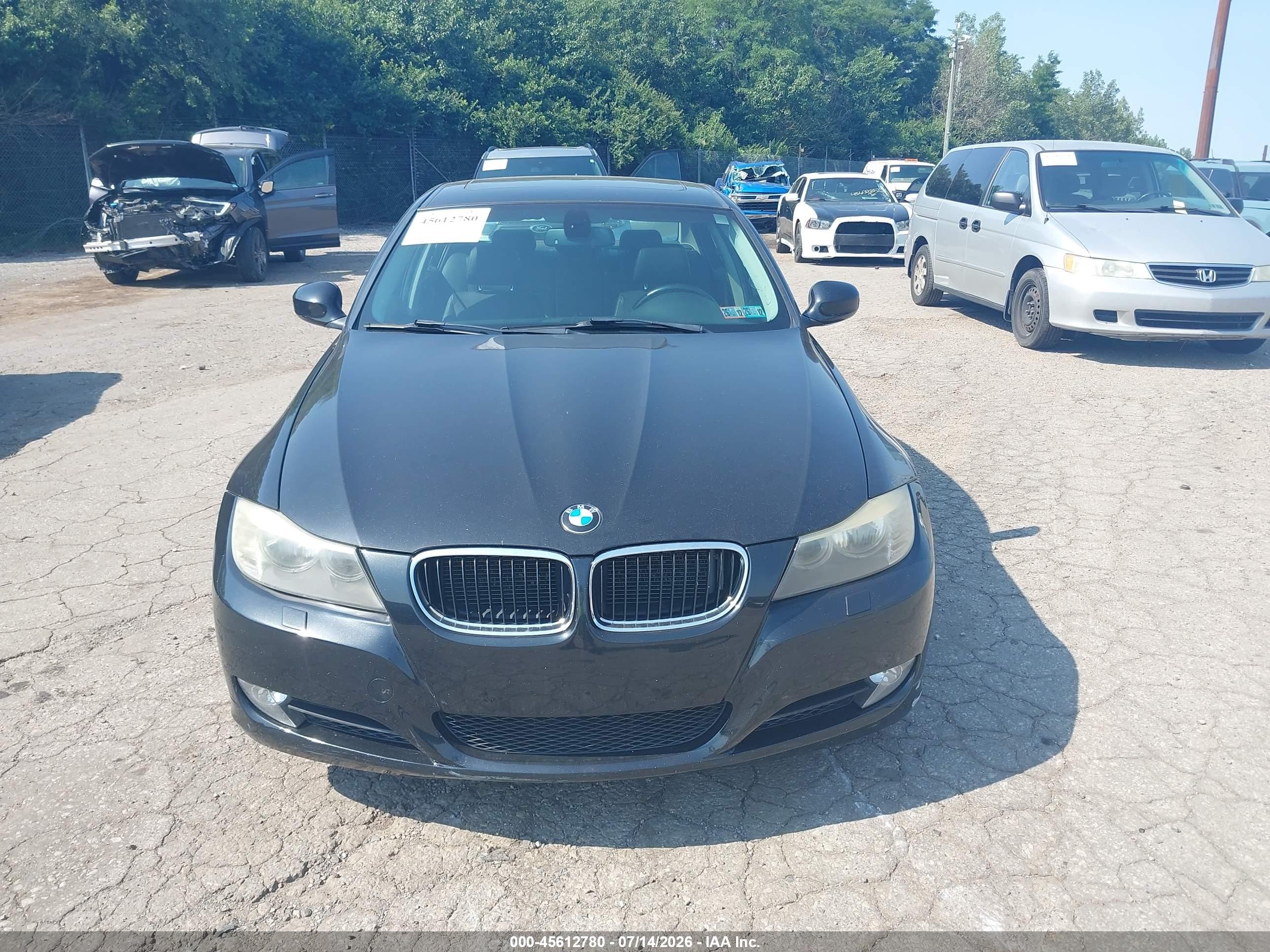 2011 Bmw 328i Xdrive Black vin: WBAPK7C59BA971310