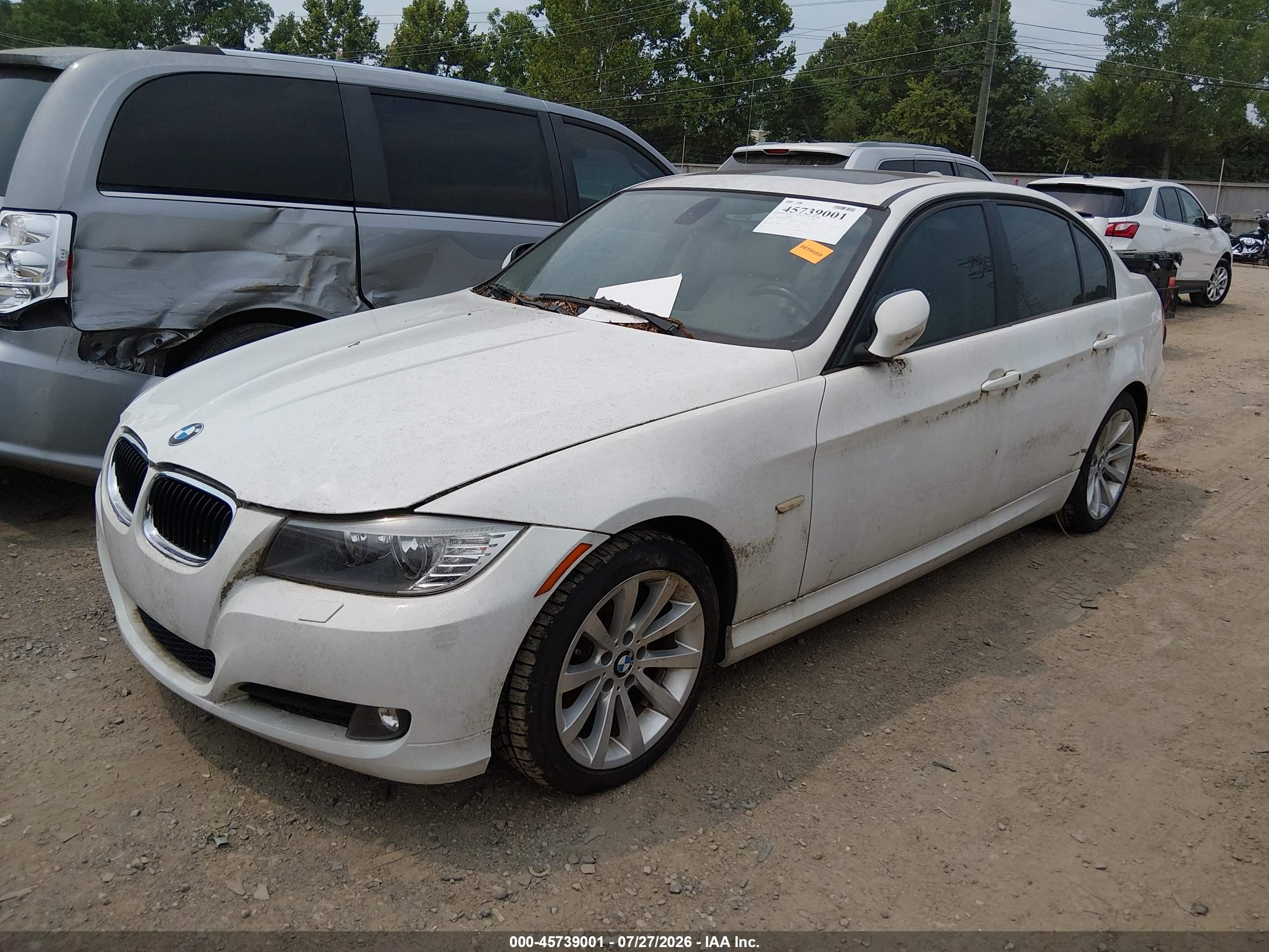 2011 Bmw 328i Xdrive Белый vin: WBAPK7C59BF083689