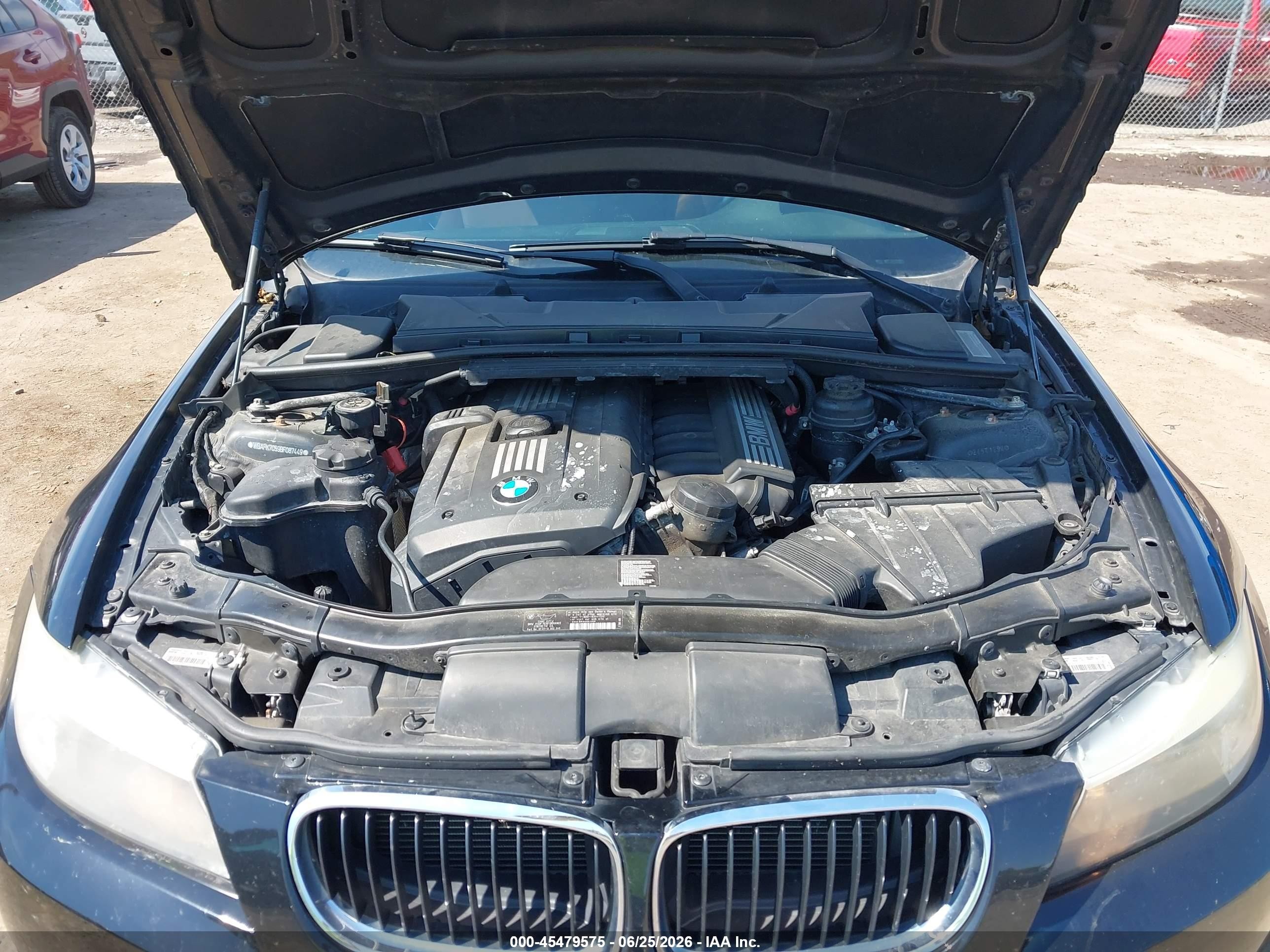 2011 Bmw 328i Xdrive Black vin: WBAPK7C59BF087449