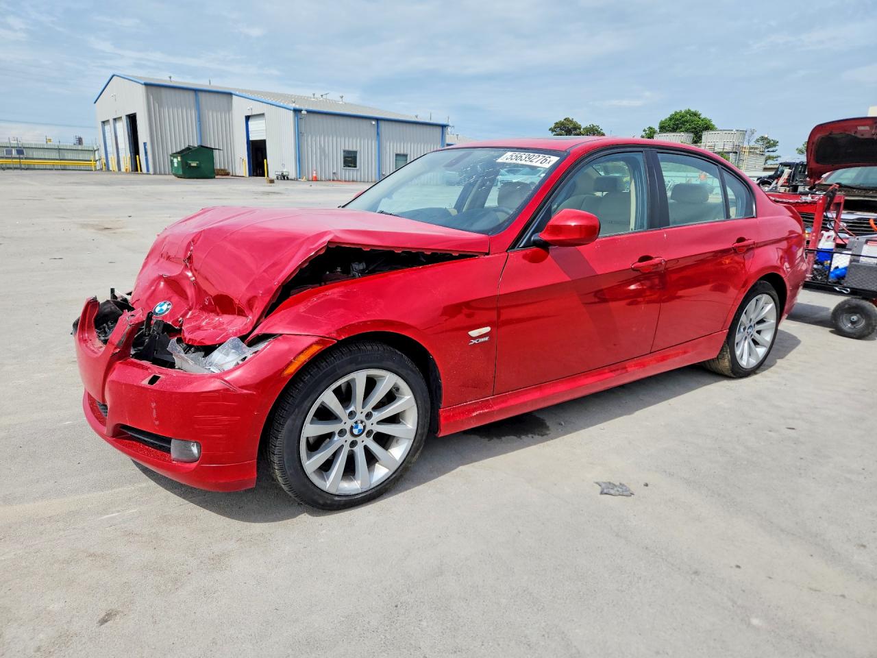 2011 Bmw 328 Xi Red vin: WBAPK7C59BF195358