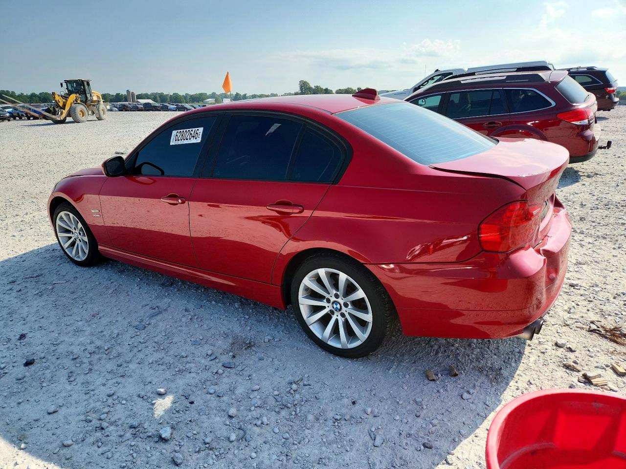 2011 Bmw 328 Xi Red vin: WBAPK7C5XBA464092