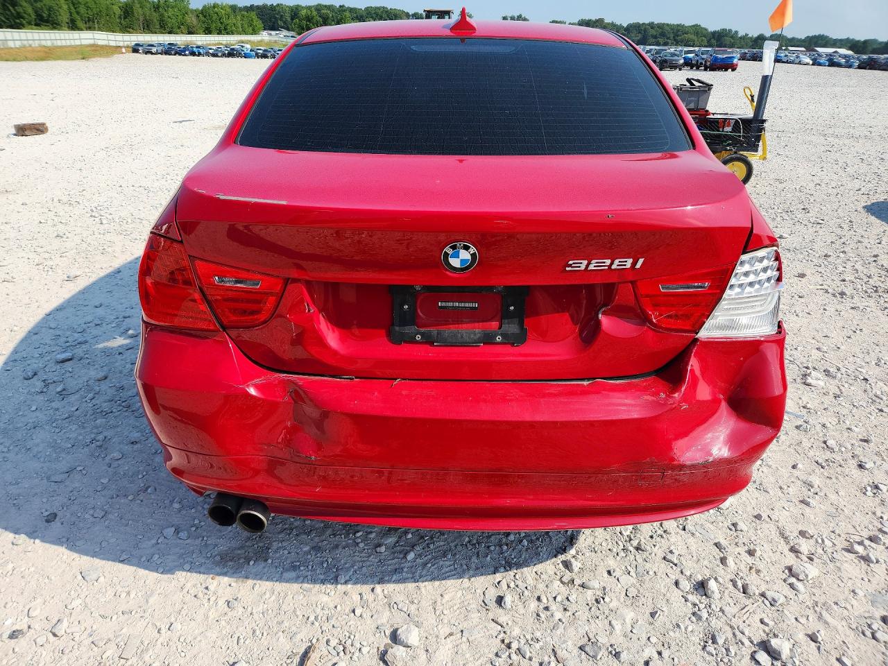 2011 Bmw 328 Xi Red vin: WBAPK7C5XBA464092