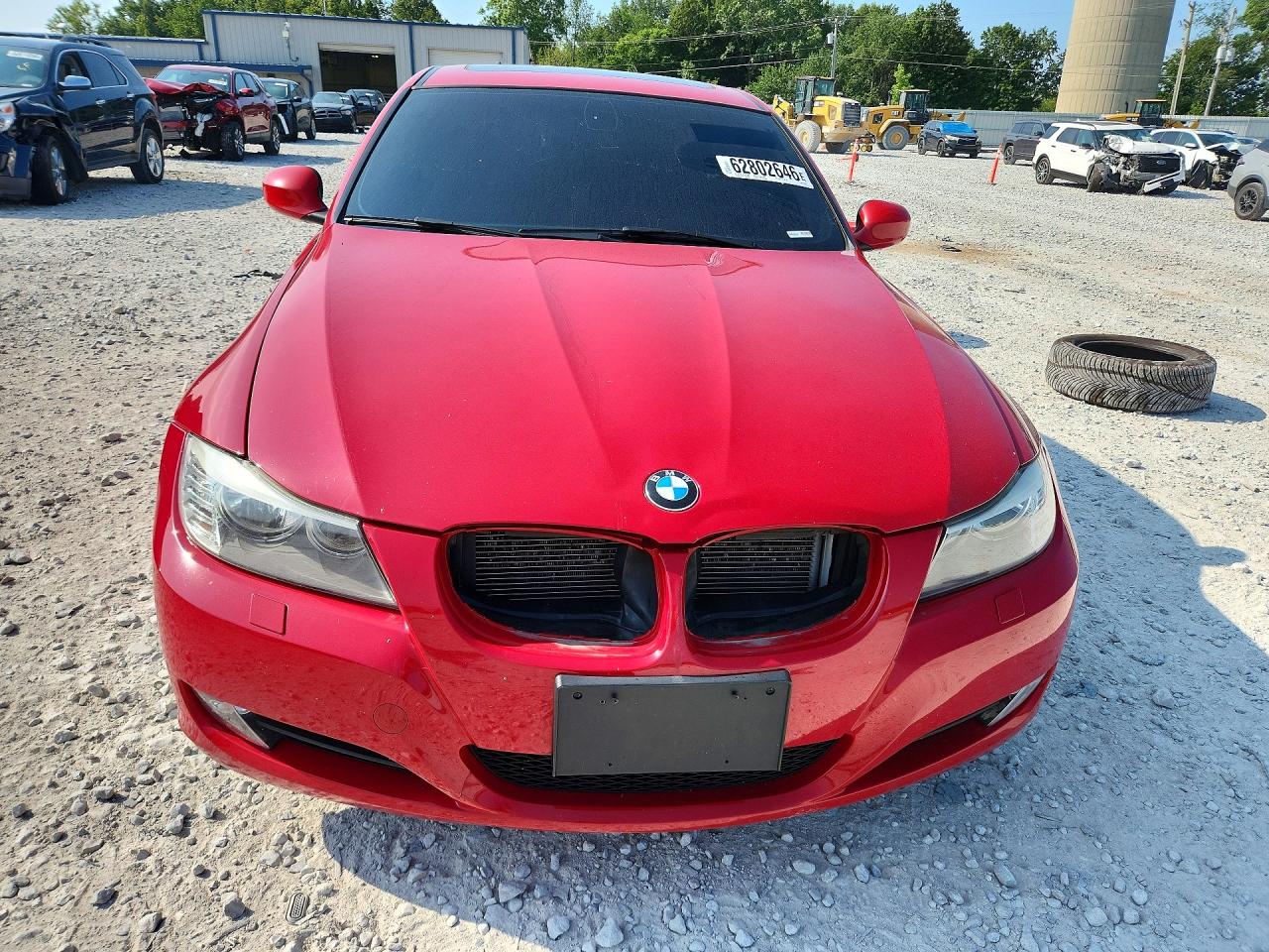 2011 Bmw 328 Xi Red vin: WBAPK7C5XBA464092