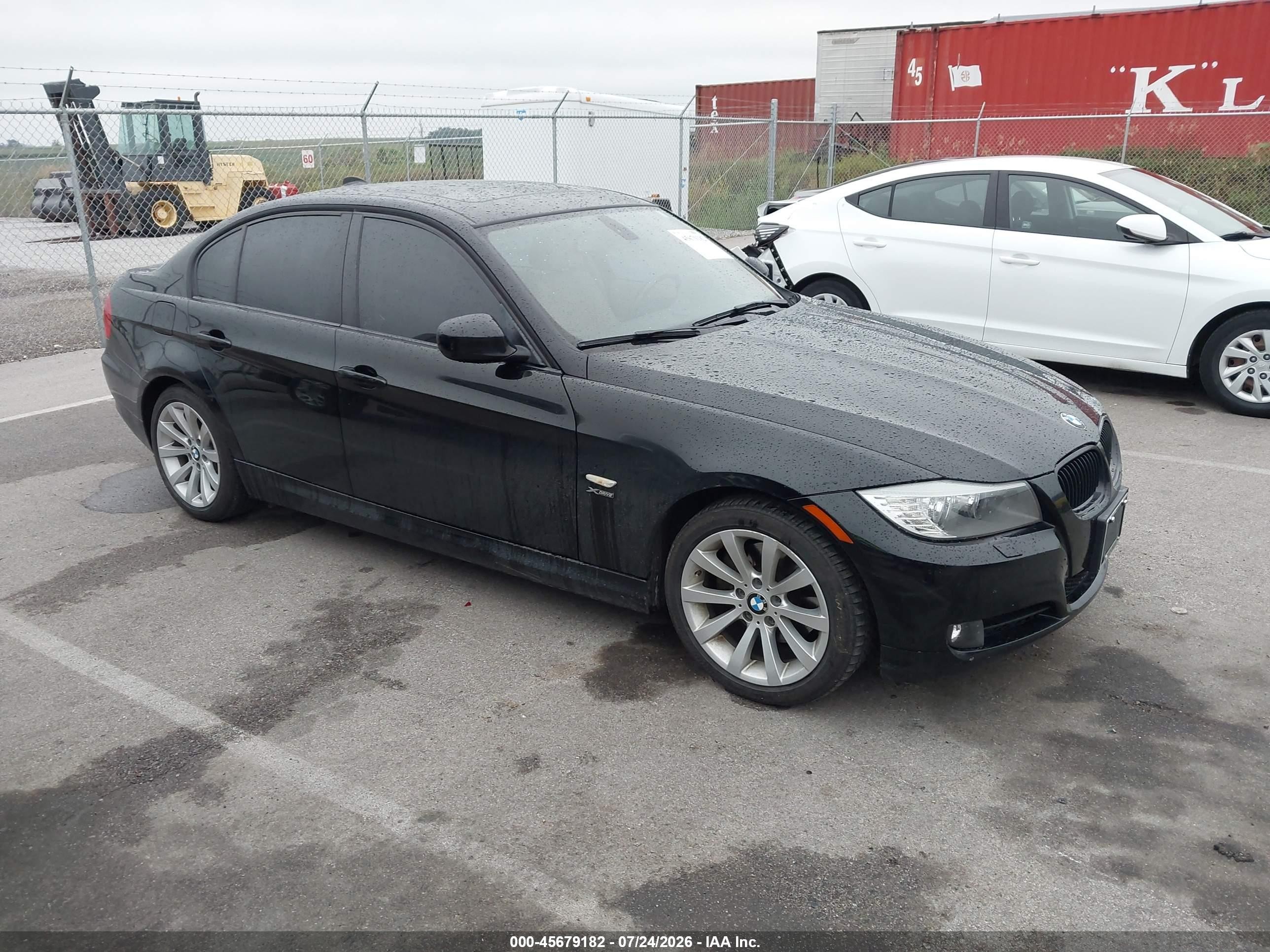 2011 Bmw 328i Xdrive Black vin: WBAPK7C5XBA818709