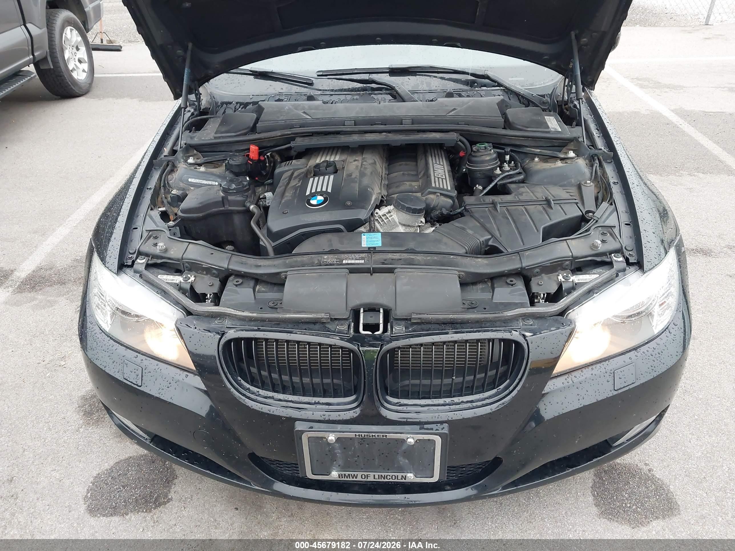 2011 Bmw 328i Xdrive Black vin: WBAPK7C5XBA818709