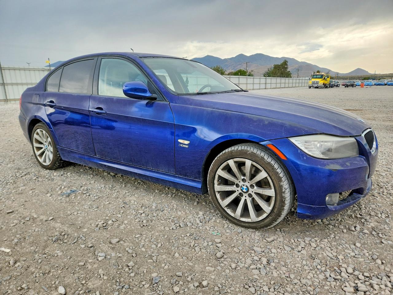 2011 Bmw 328 Xi Blue vin: WBAPK7C5XBA972756