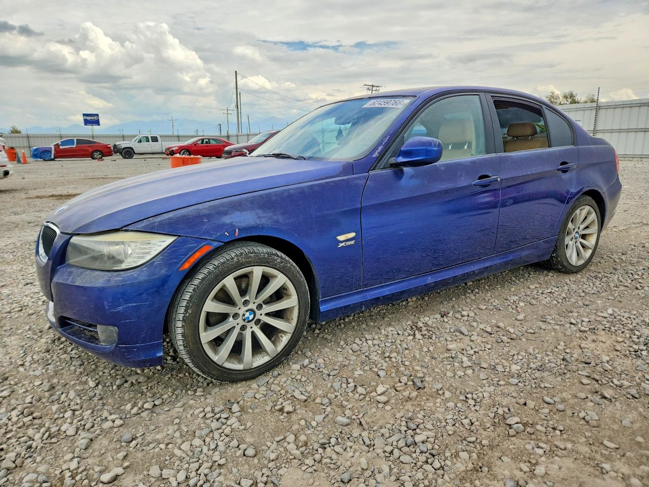 2011 Bmw 328 Xi Blue vin: WBAPK7C5XBA972756