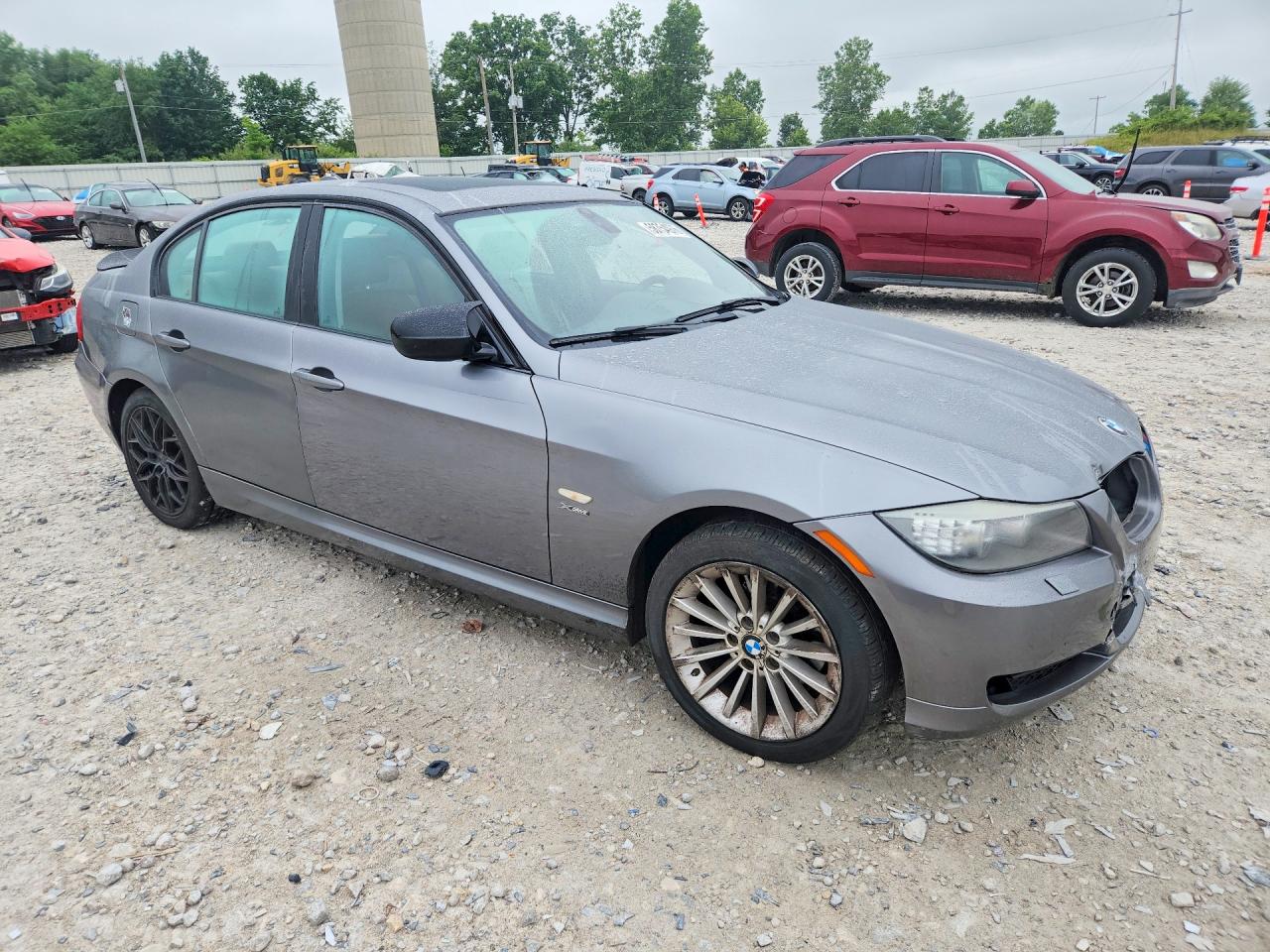 2011 Bmw 328 Xi Gray vin: WBAPK7C5XBF082860