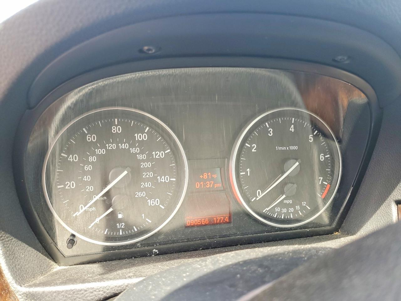 2011 Bmw 328 Xi Black vin: WBAPK7C5XBF195613