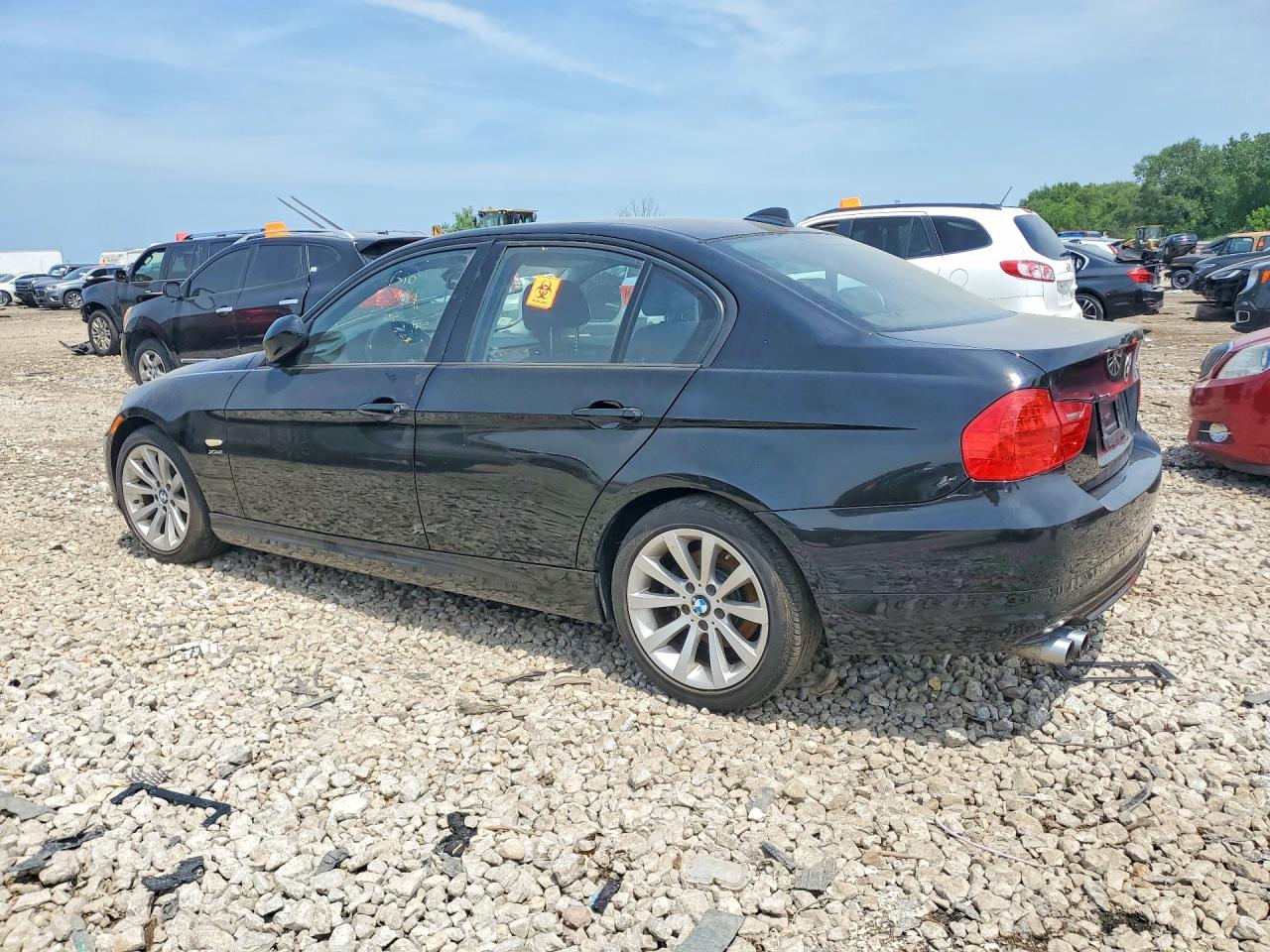 2011 Bmw 328 Xi Black vin: WBAPK7C5XBF195613