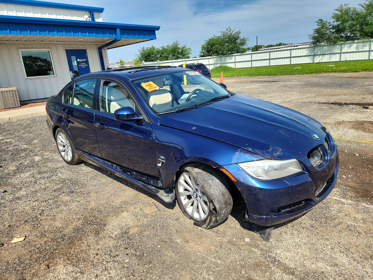 2011 Bmw 328 Xi Blue vin: WBAPK7G50BNN78766