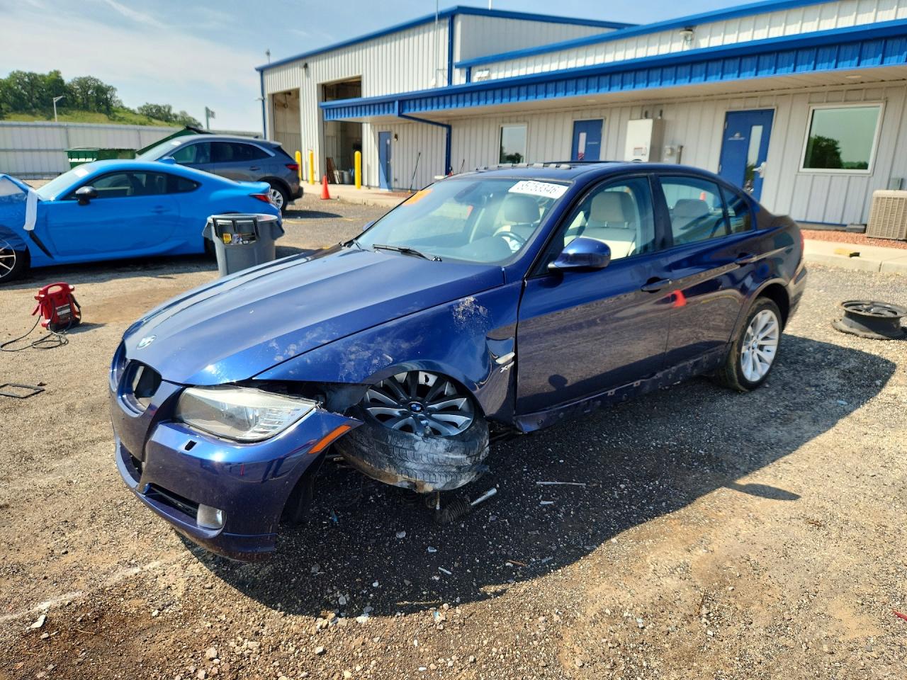 2011 Bmw 328 Xi Blue vin: WBAPK7G50BNN78766
