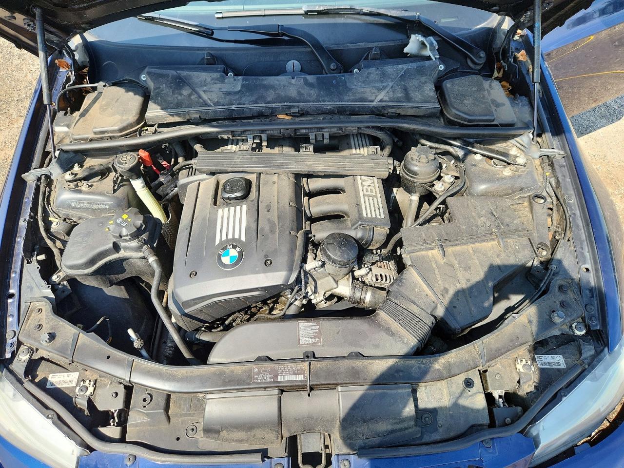 2011 Bmw 328 Xi Blue vin: WBAPK7G50BNN78766