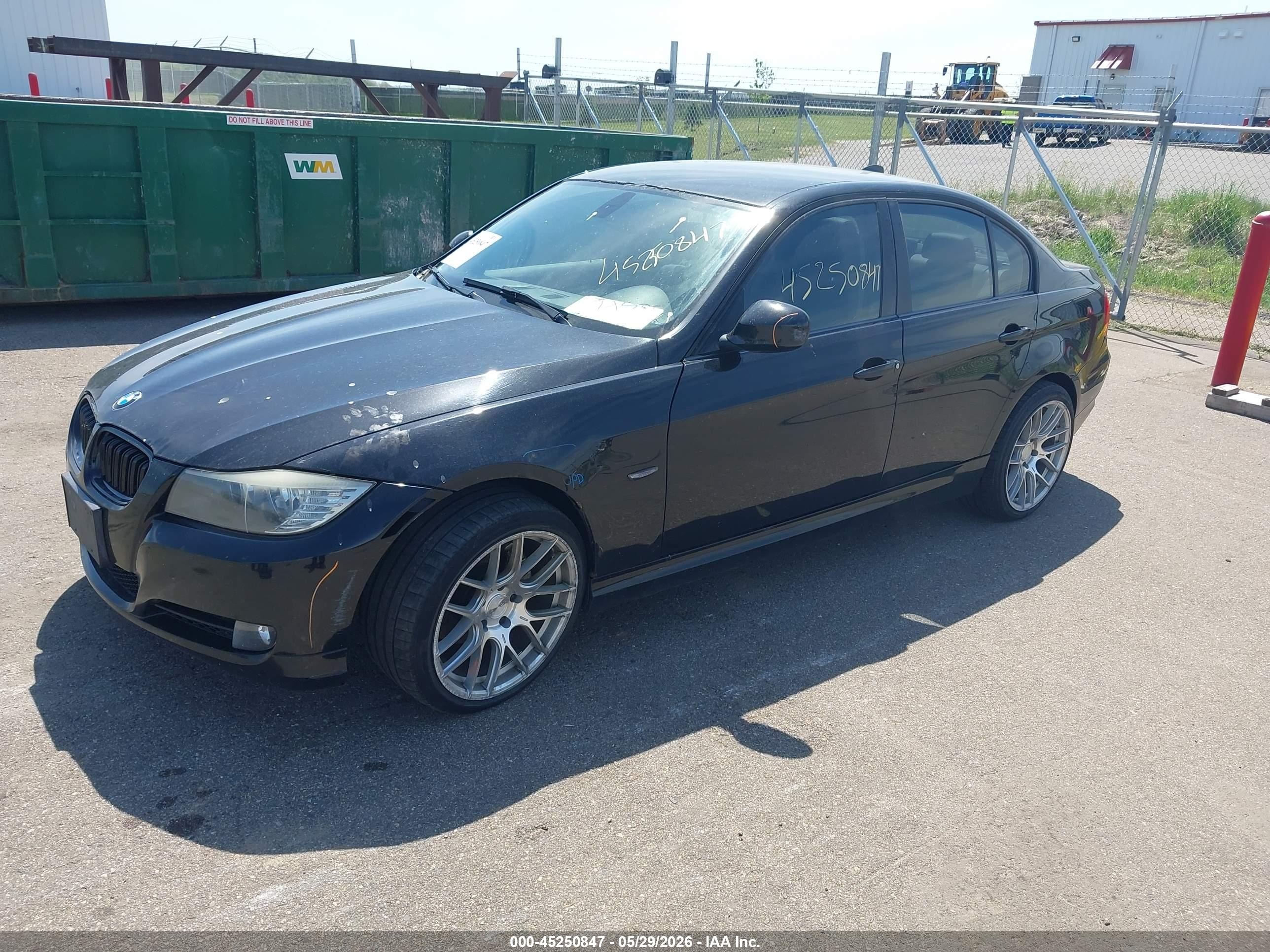 2011 Bmw 328i Xdrive Black vin: WBAPK7G51BNN86052