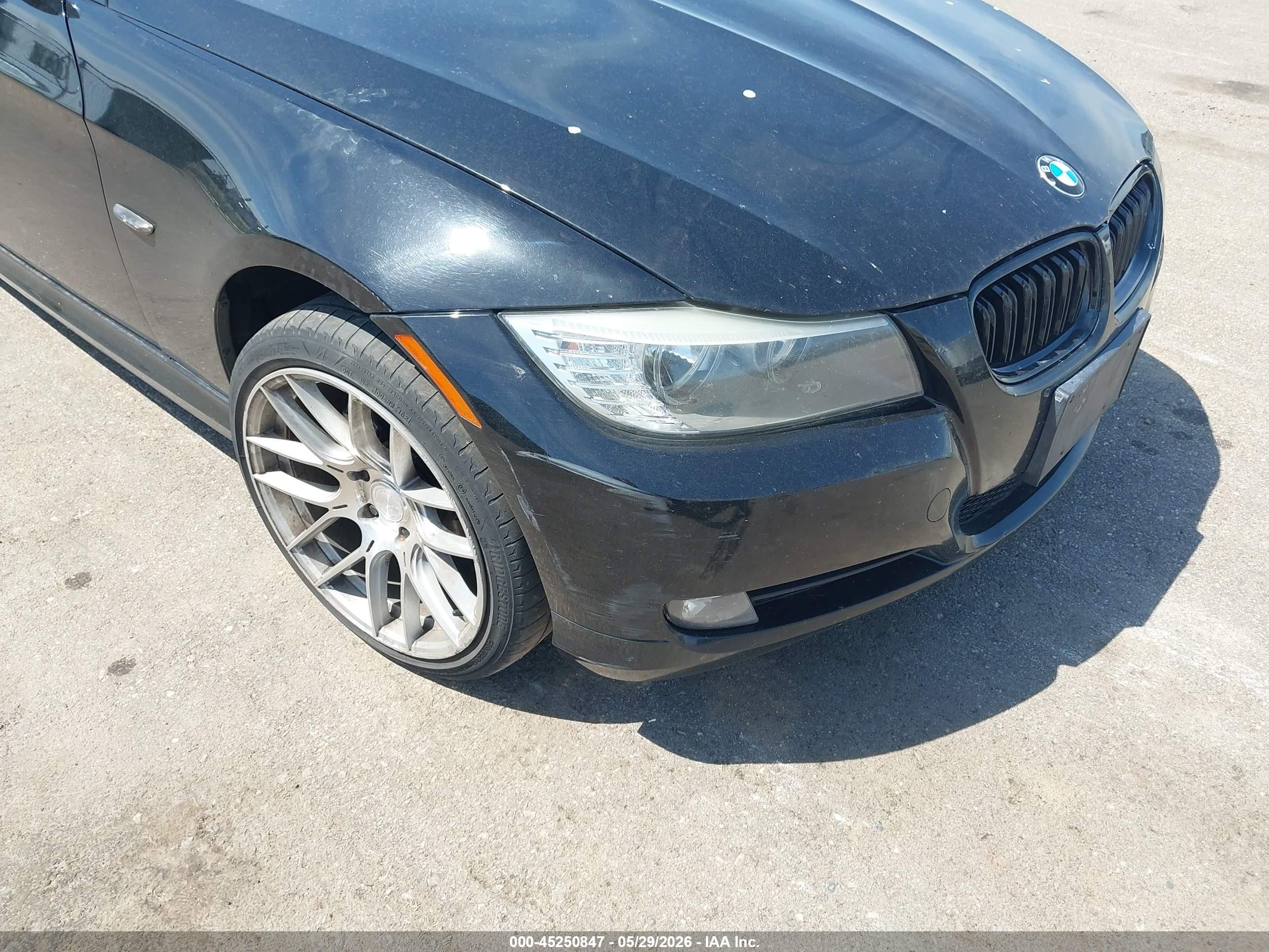2011 Bmw 328i Xdrive Black vin: WBAPK7G51BNN86052