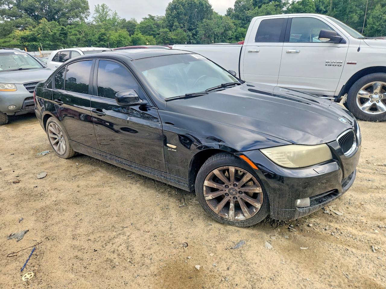 2011 Bmw 328 Xi Black vin: WBAPK7G52BNN86562