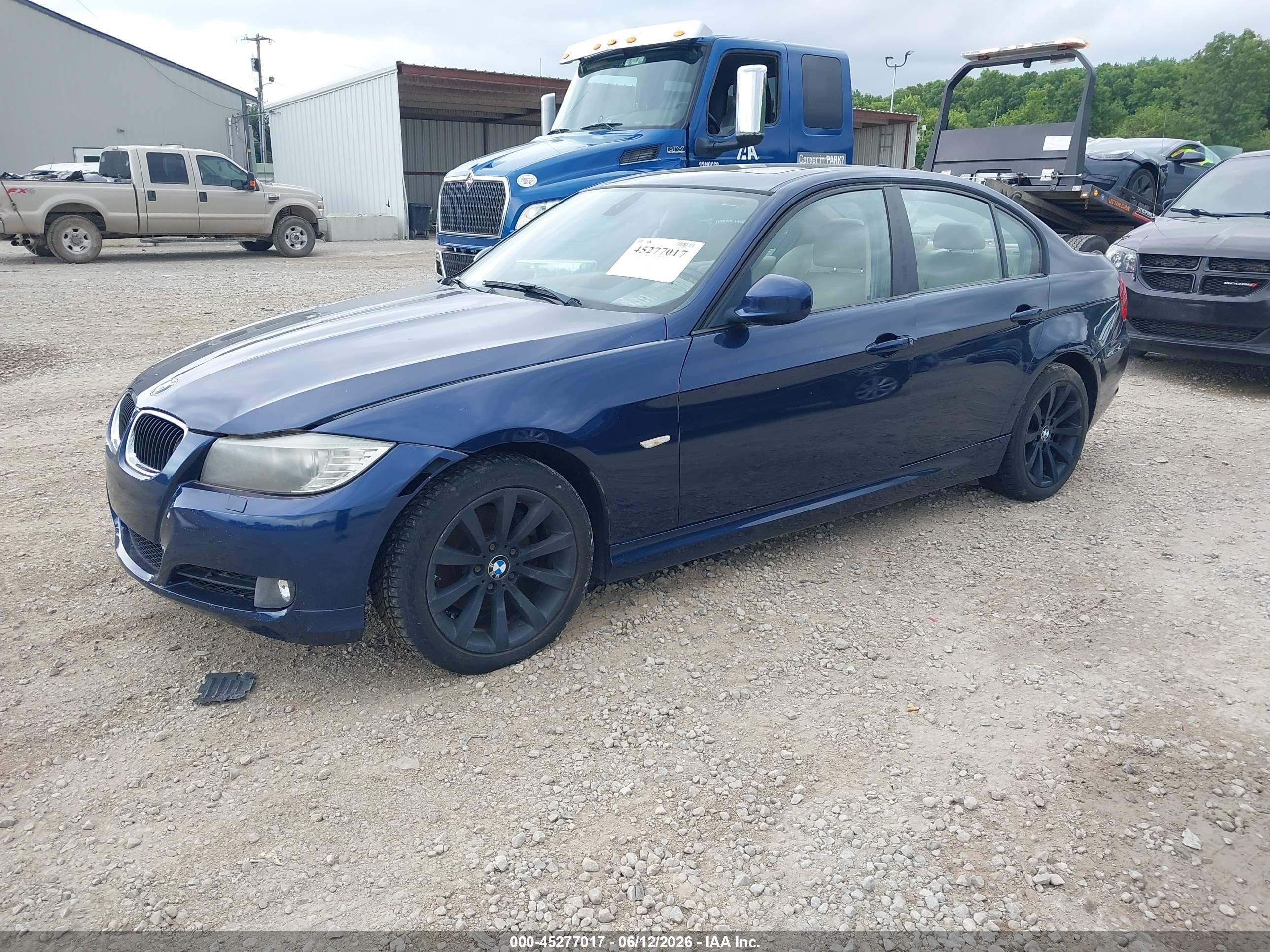 2011 Bmw 328i Xdrive Dark Blue vin: WBAPK7G53BNN86649