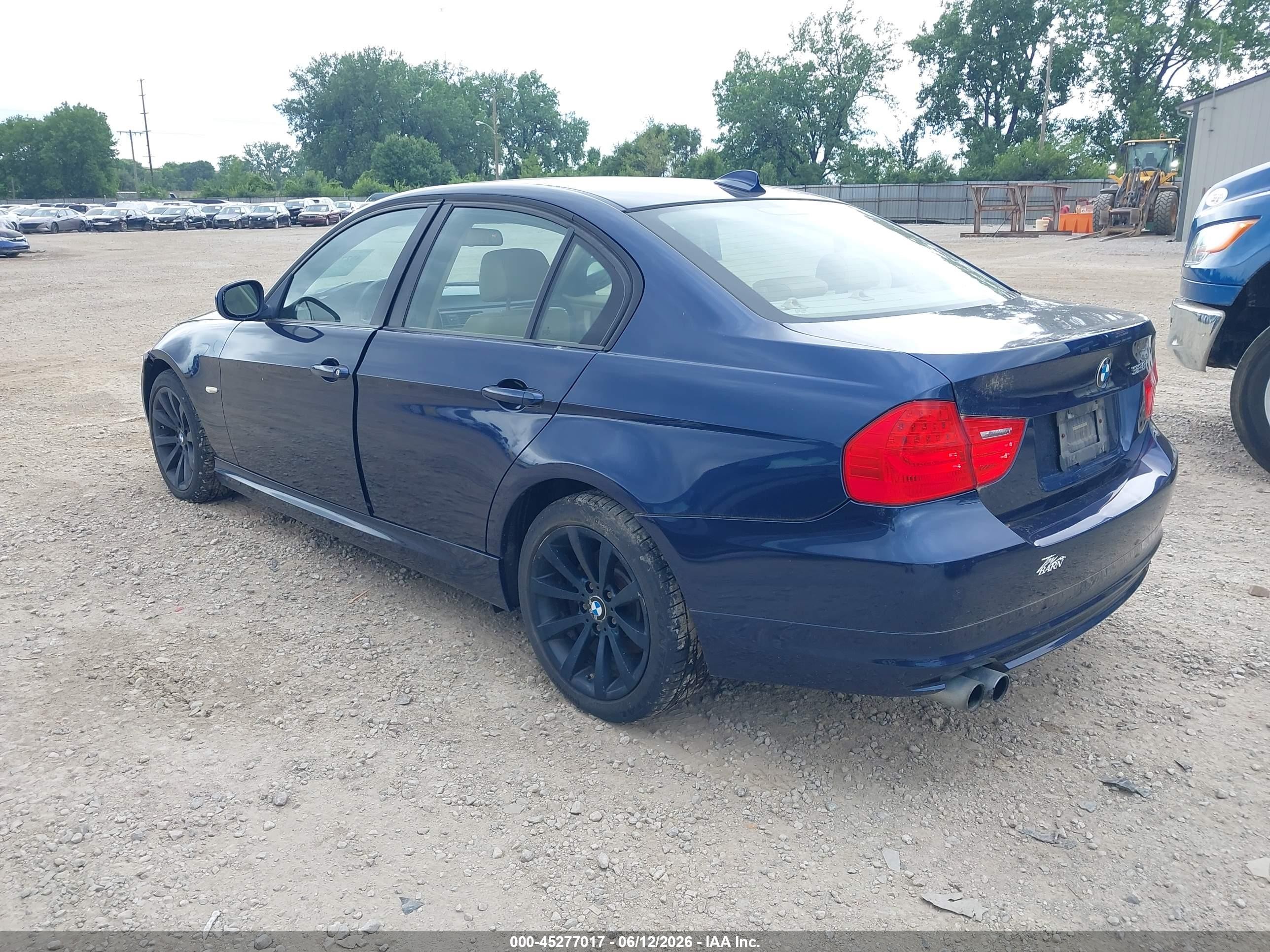 2011 Bmw 328i Xdrive Dark Blue vin: WBAPK7G53BNN86649