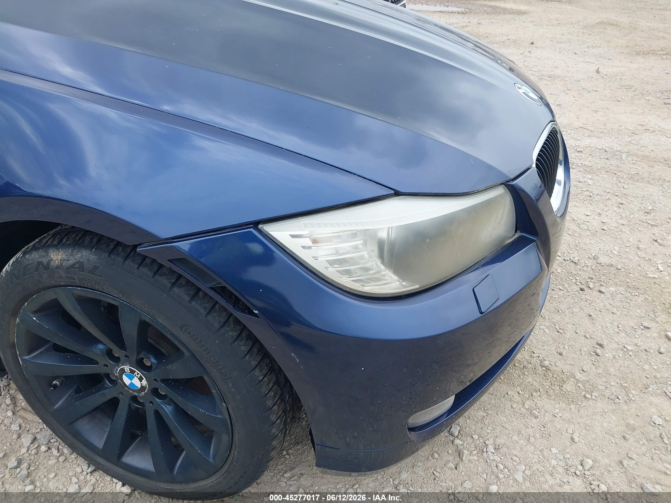 2011 Bmw 328i Xdrive Dark Blue vin: WBAPK7G53BNN86649