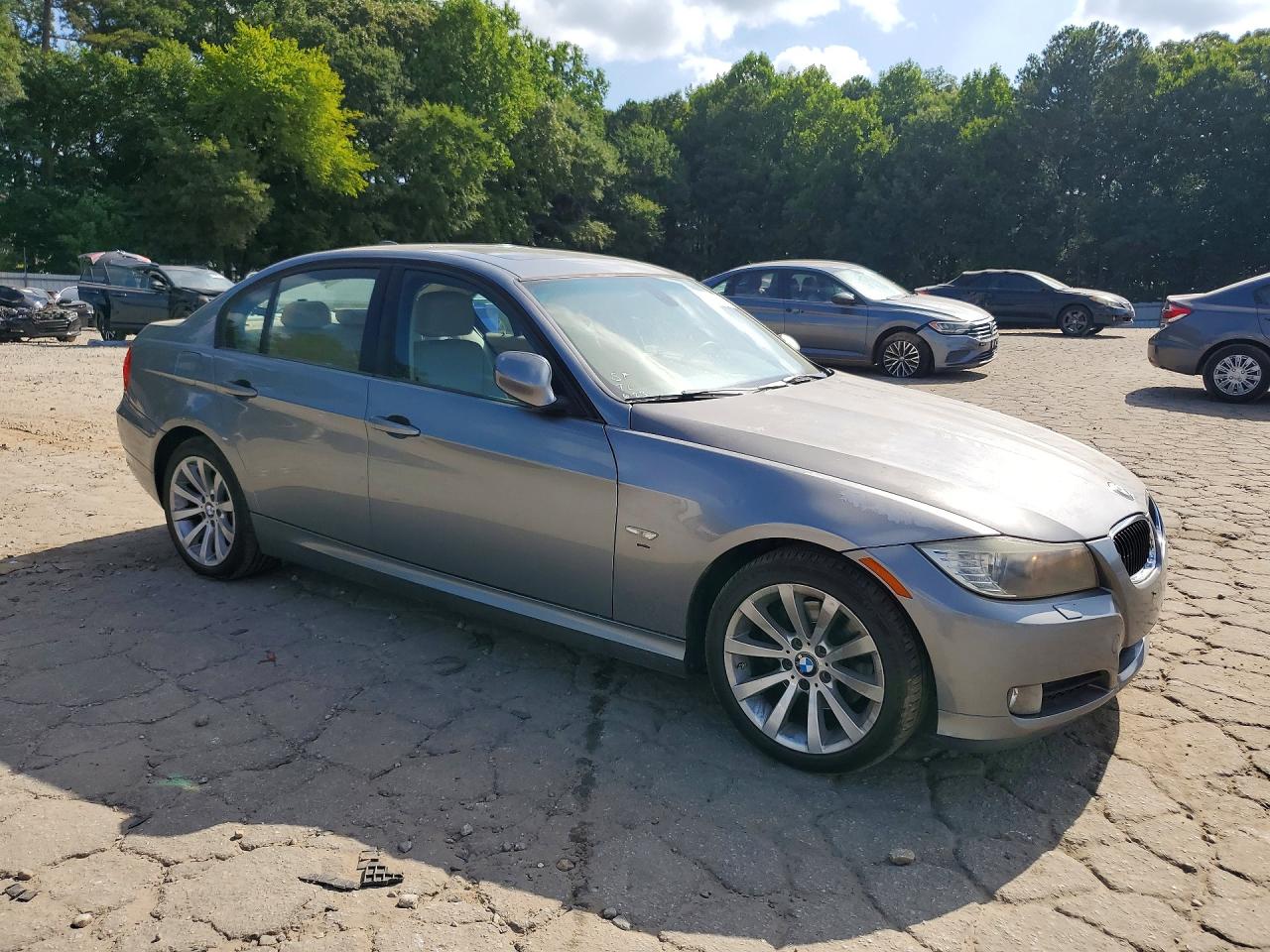 2011 Bmw 328 Xi Gray vin: WBAPK7G56BNN86919