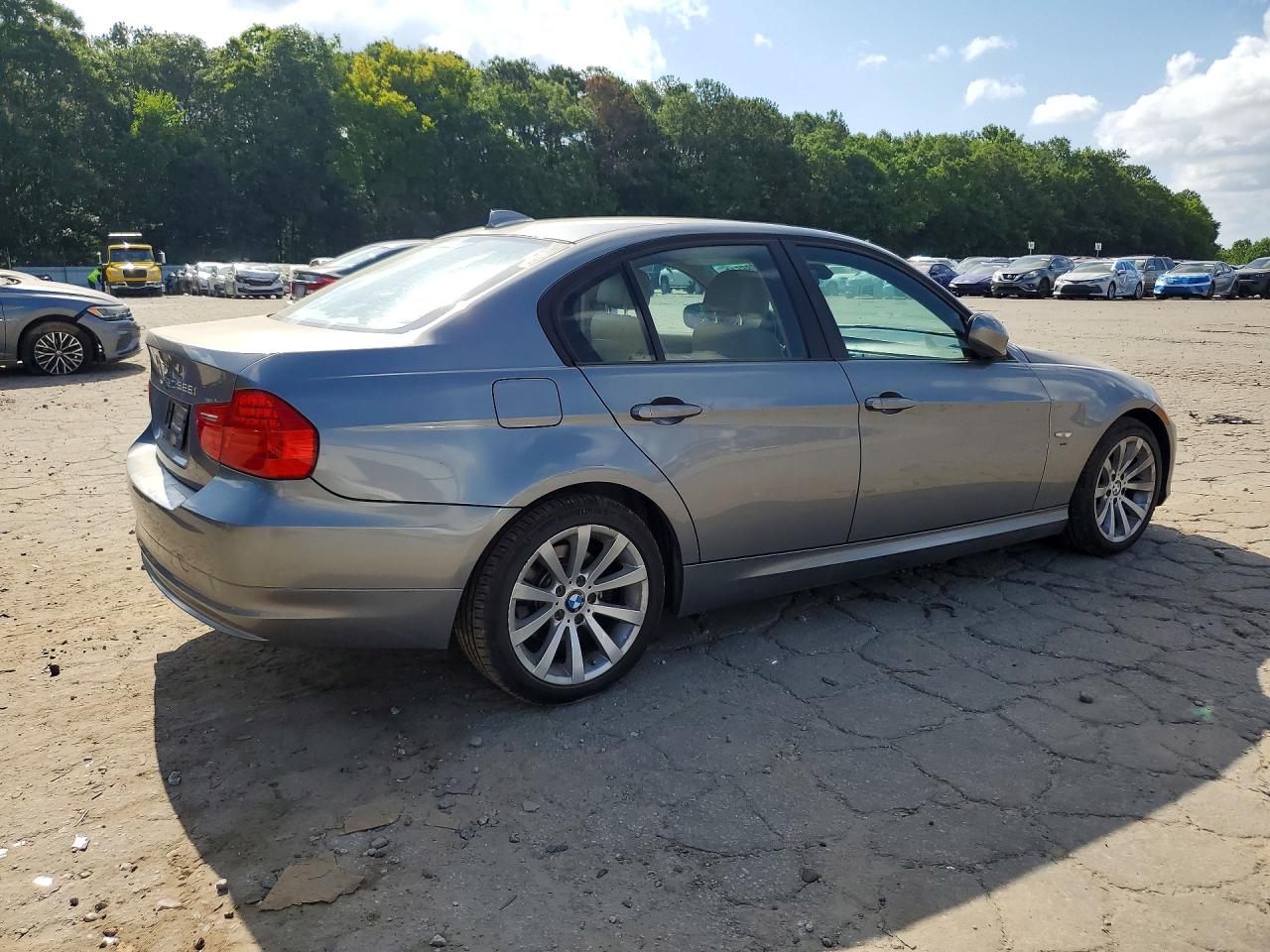 2011 Bmw 328 Xi Gray vin: WBAPK7G56BNN86919