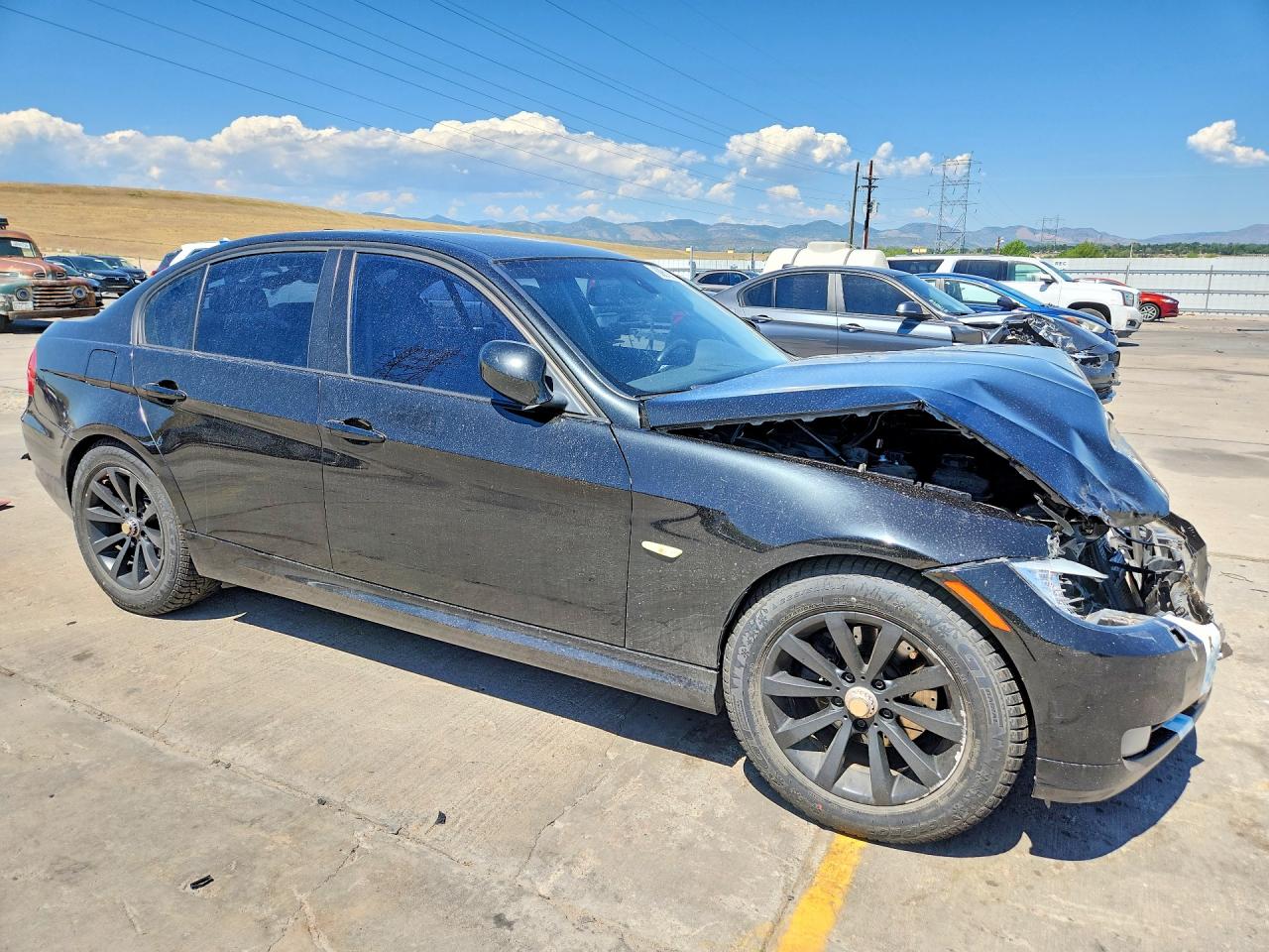 2011 Bmw 328 Xi Black vin: WBAPK7G57BNN69997