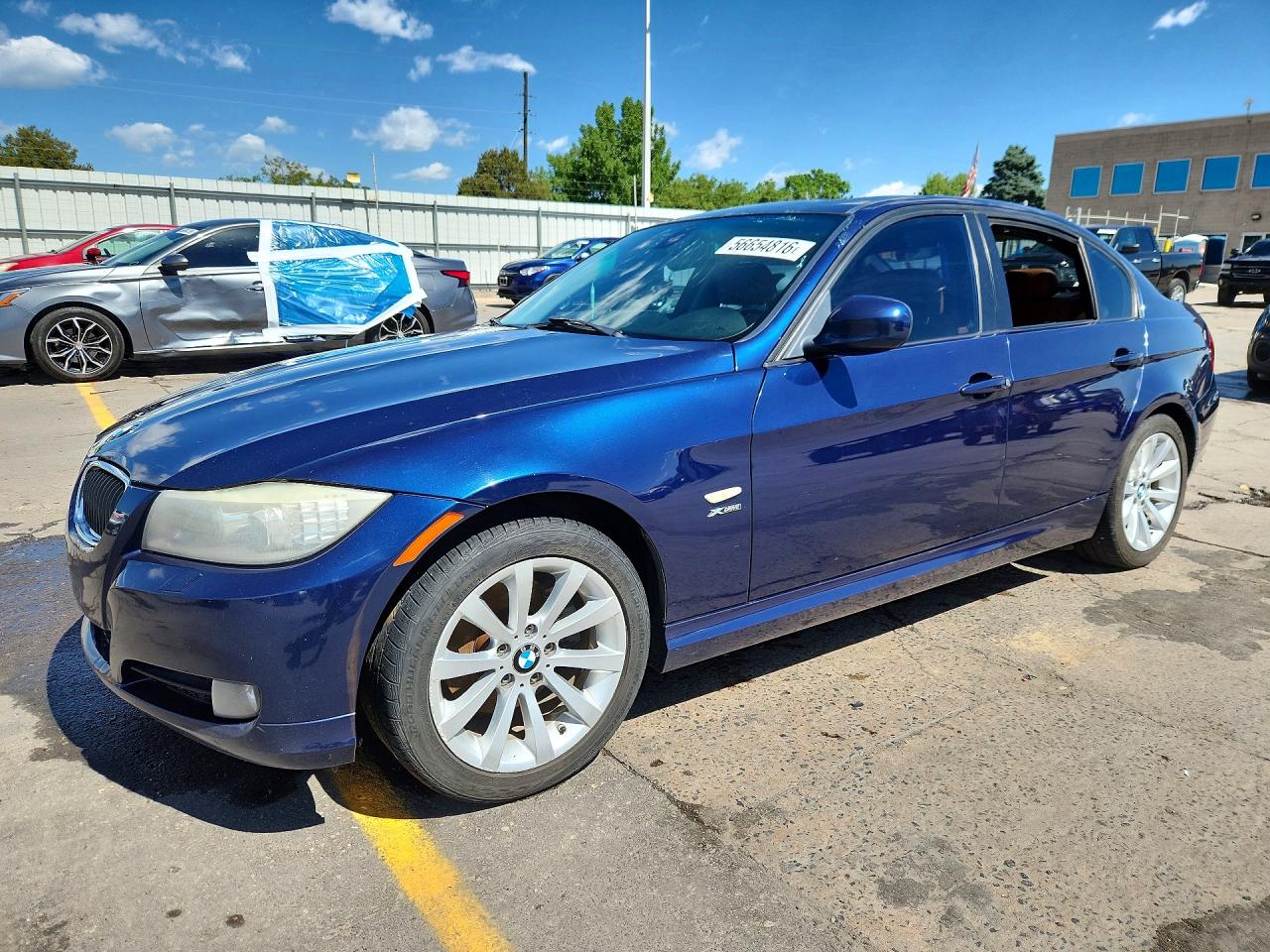 2011 Bmw 328 Xi Синий vin: WBAPK7G57BNN85746