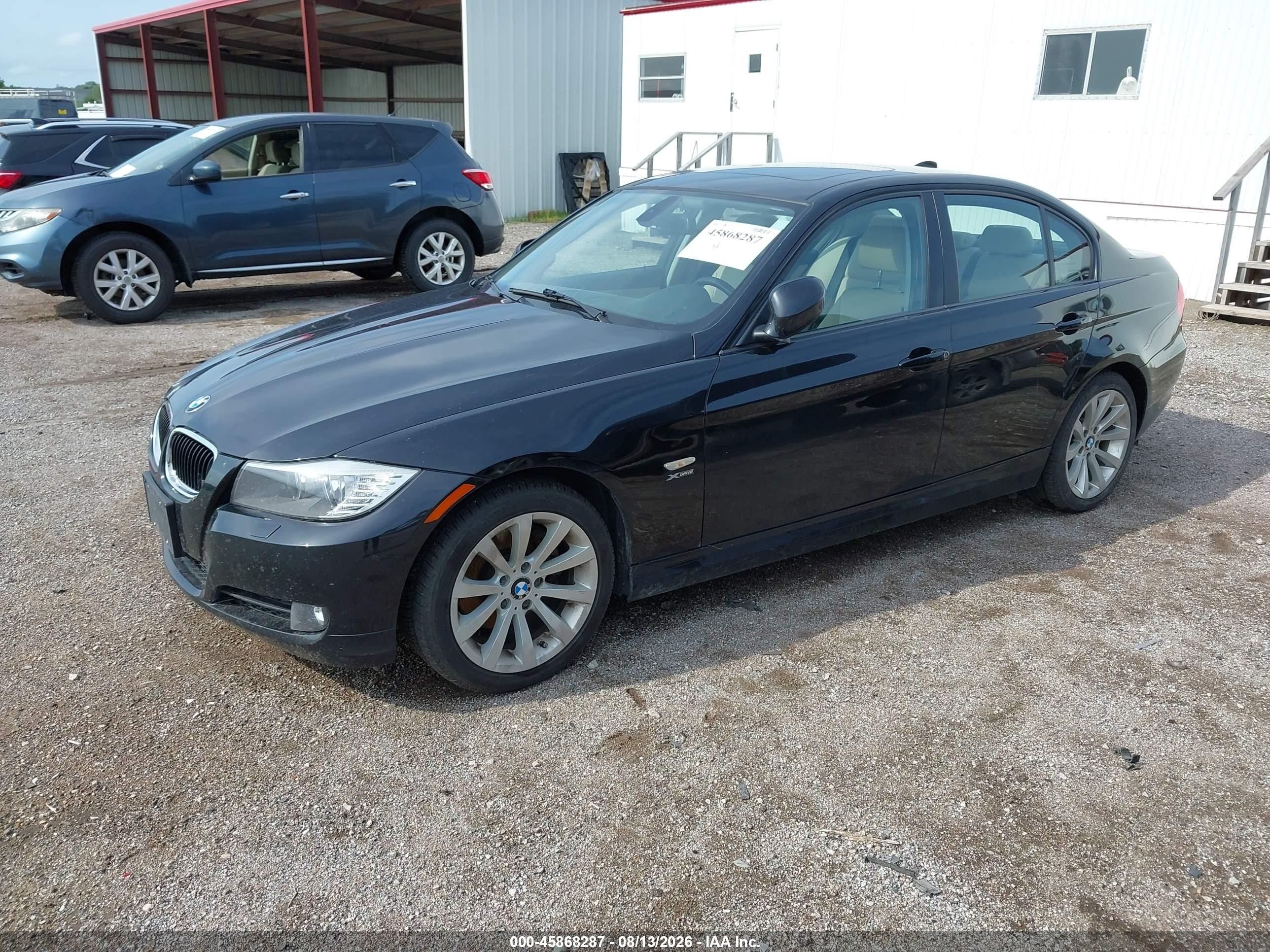 2011 Bmw 328i Xdrive Черный vin: WBAPK7G59BNN85750