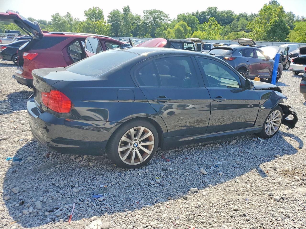 2011 Bmw 328 Xi Black vin: WBAPK7G5XBNN78483