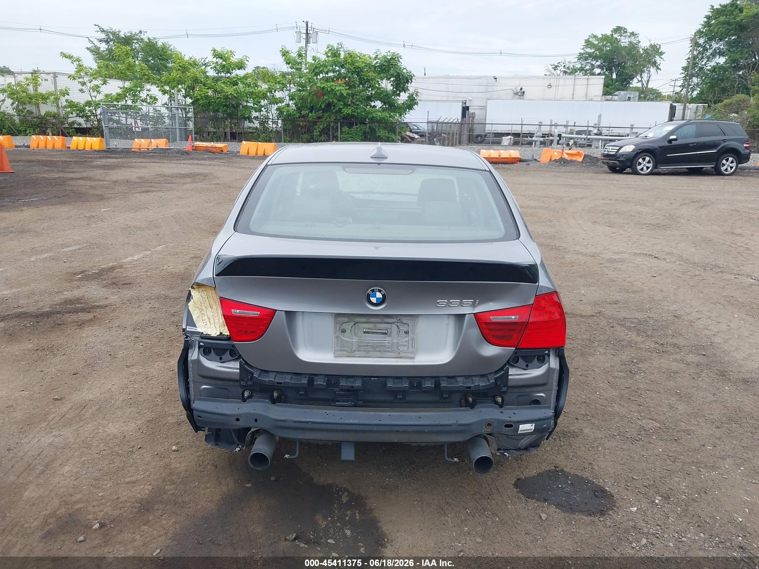 2009 Bmw 335i Xdrive Gray vin: WBAPL33509A515521