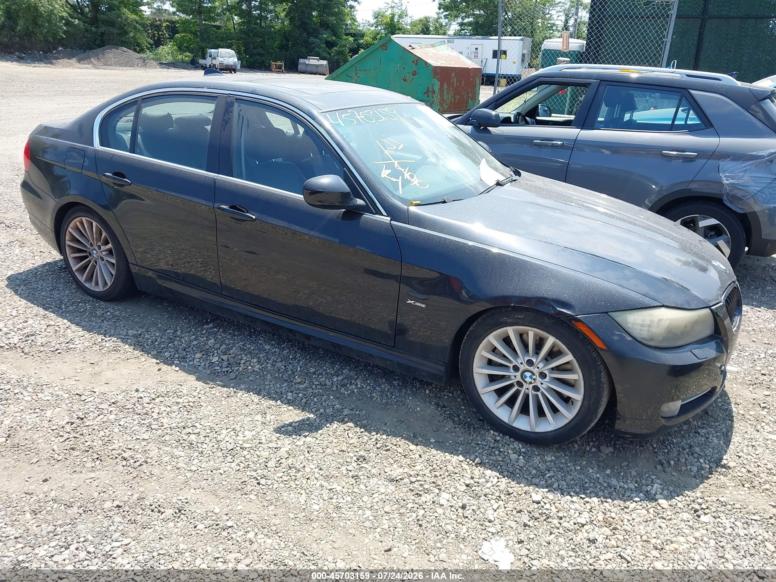 2009 Bmw 335i Xdrive Black vin: WBAPL33519A406680