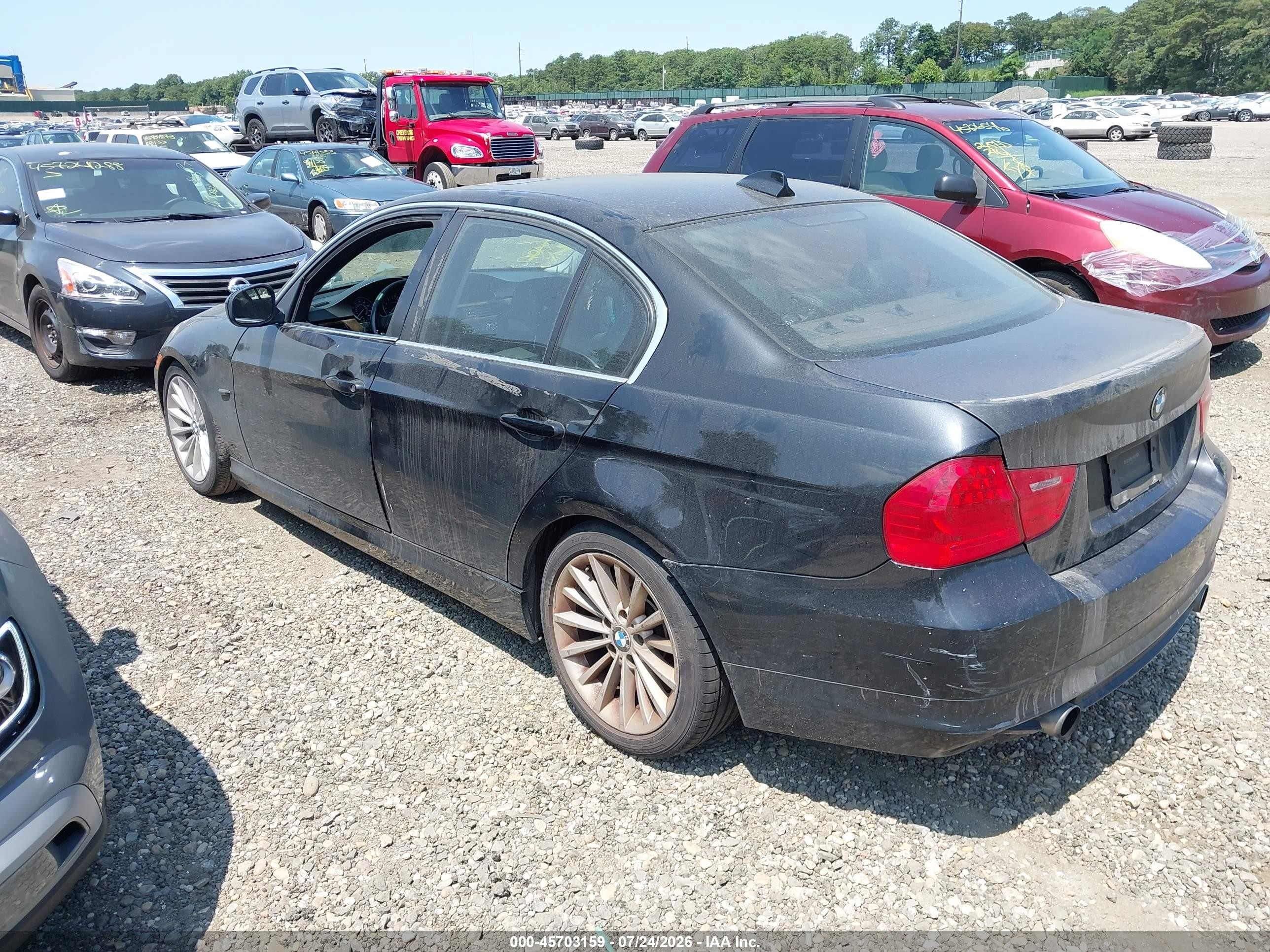 2009 Bmw 335i Xdrive Black vin: WBAPL33519A406680
