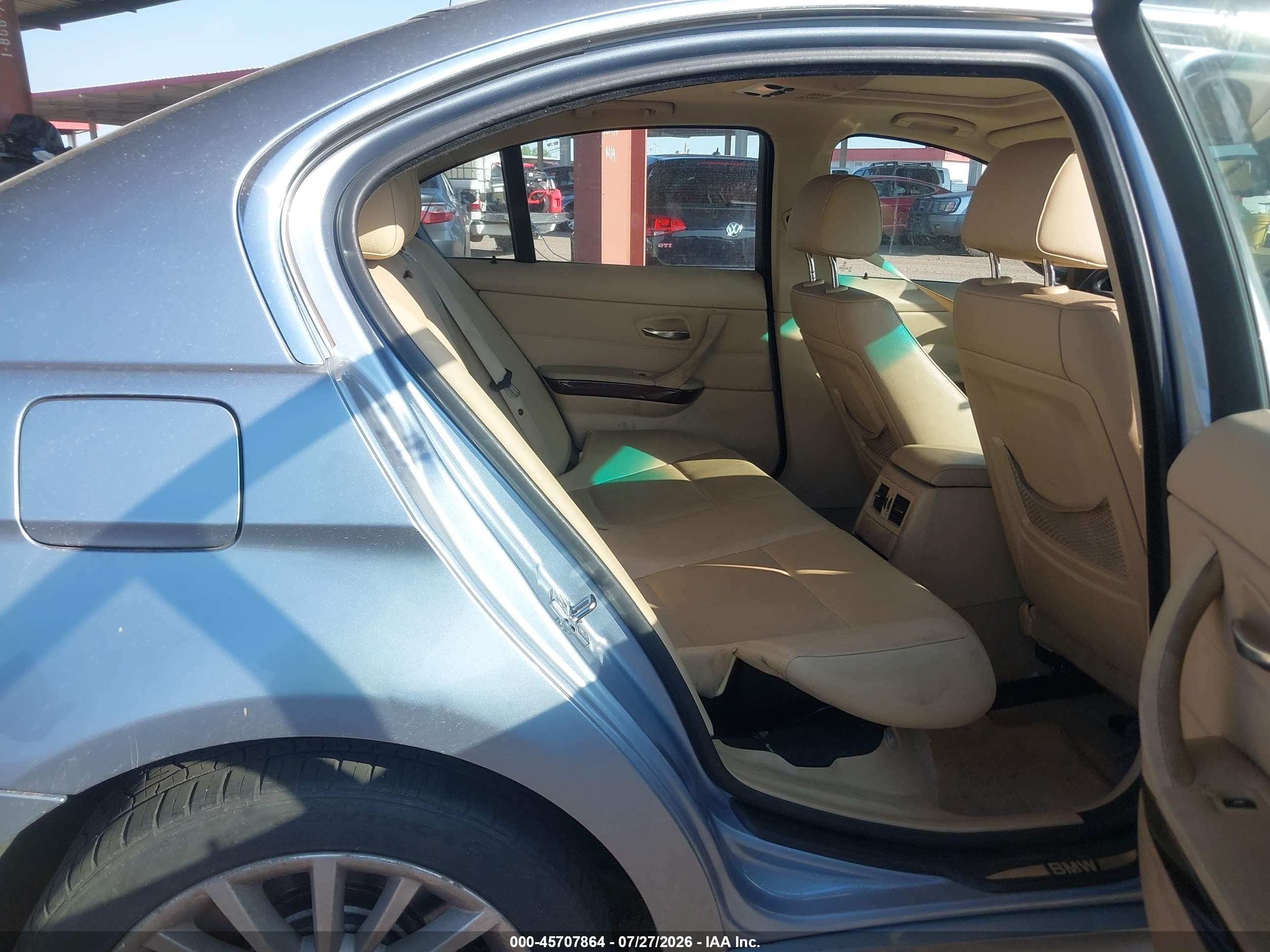 2009 Bmw 335i Xdrive Blue vin: WBAPL33559A406164