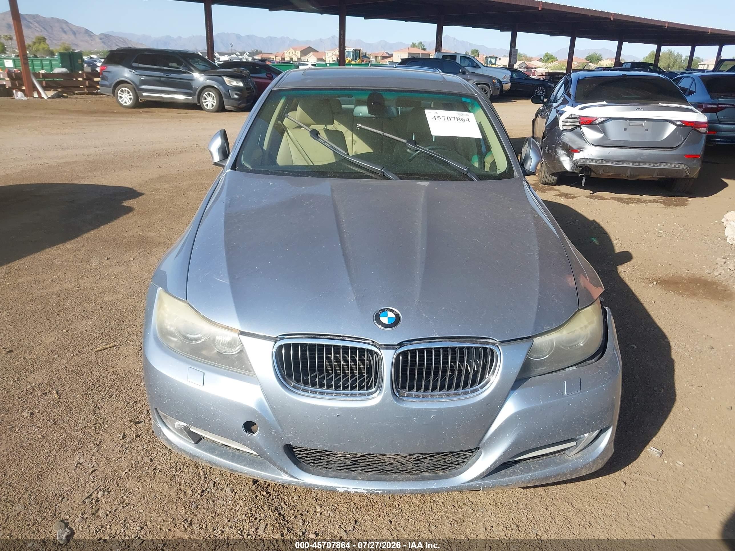 2009 Bmw 335i Xdrive Blue vin: WBAPL33559A406164
