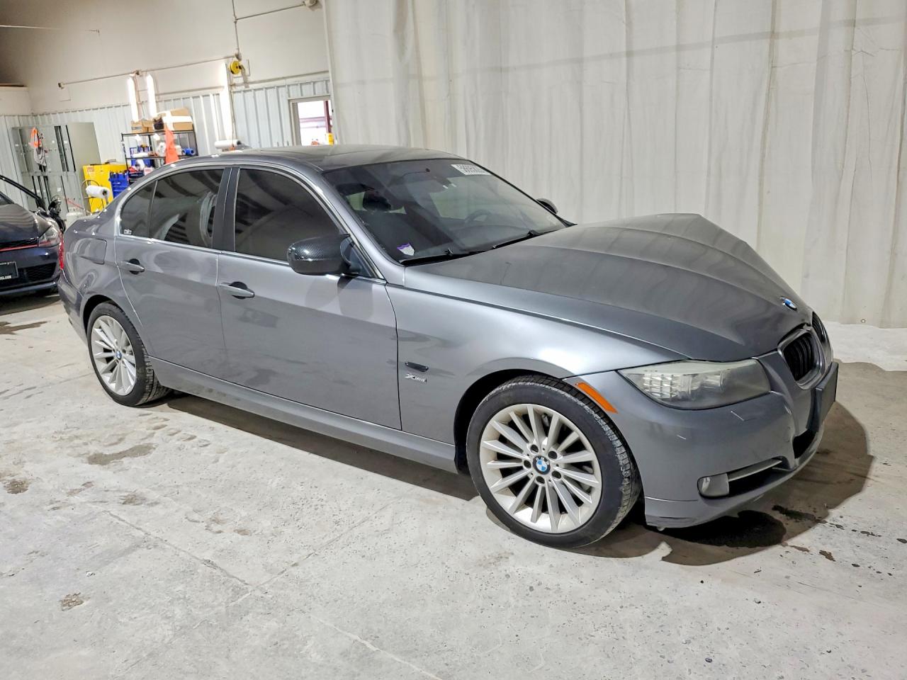 2009 Bmw 335 Xi Gray vin: WBAPL33569A405654