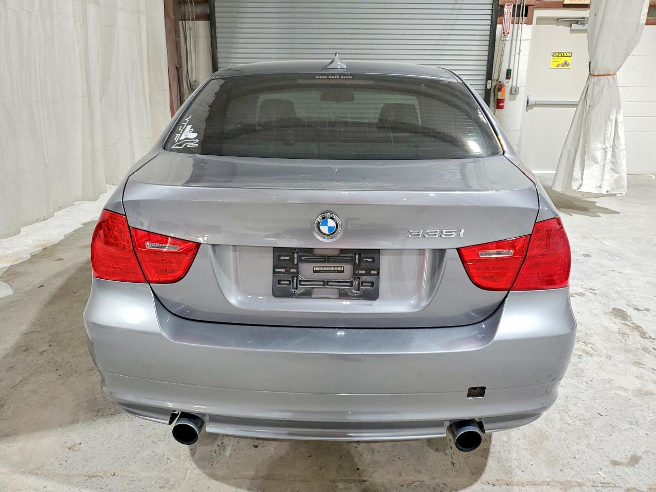 2009 Bmw 335 Xi Gray vin: WBAPL33569A405654