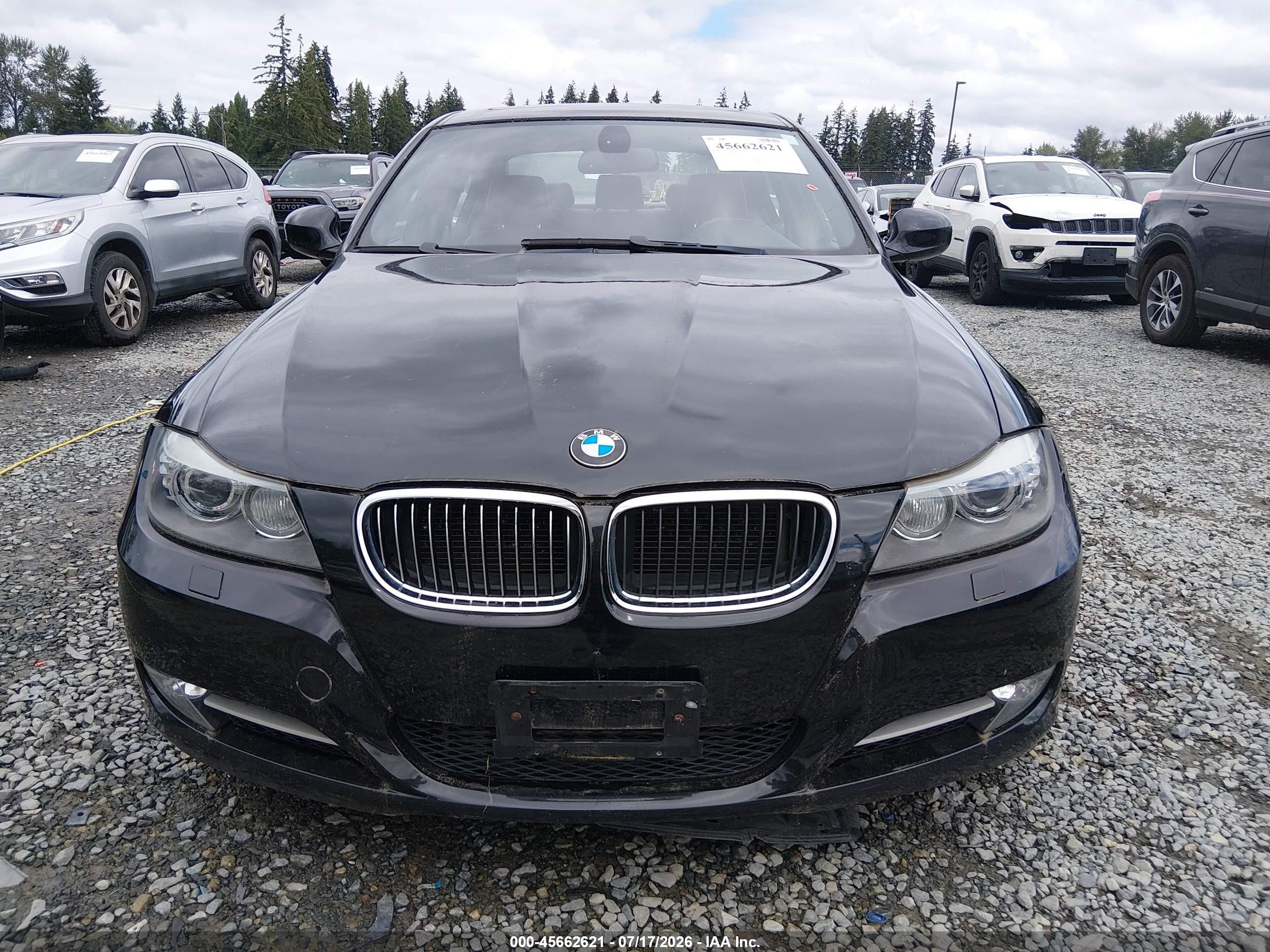 2009 Bmw 335i Xdrive Black vin: WBAPL33589A406708