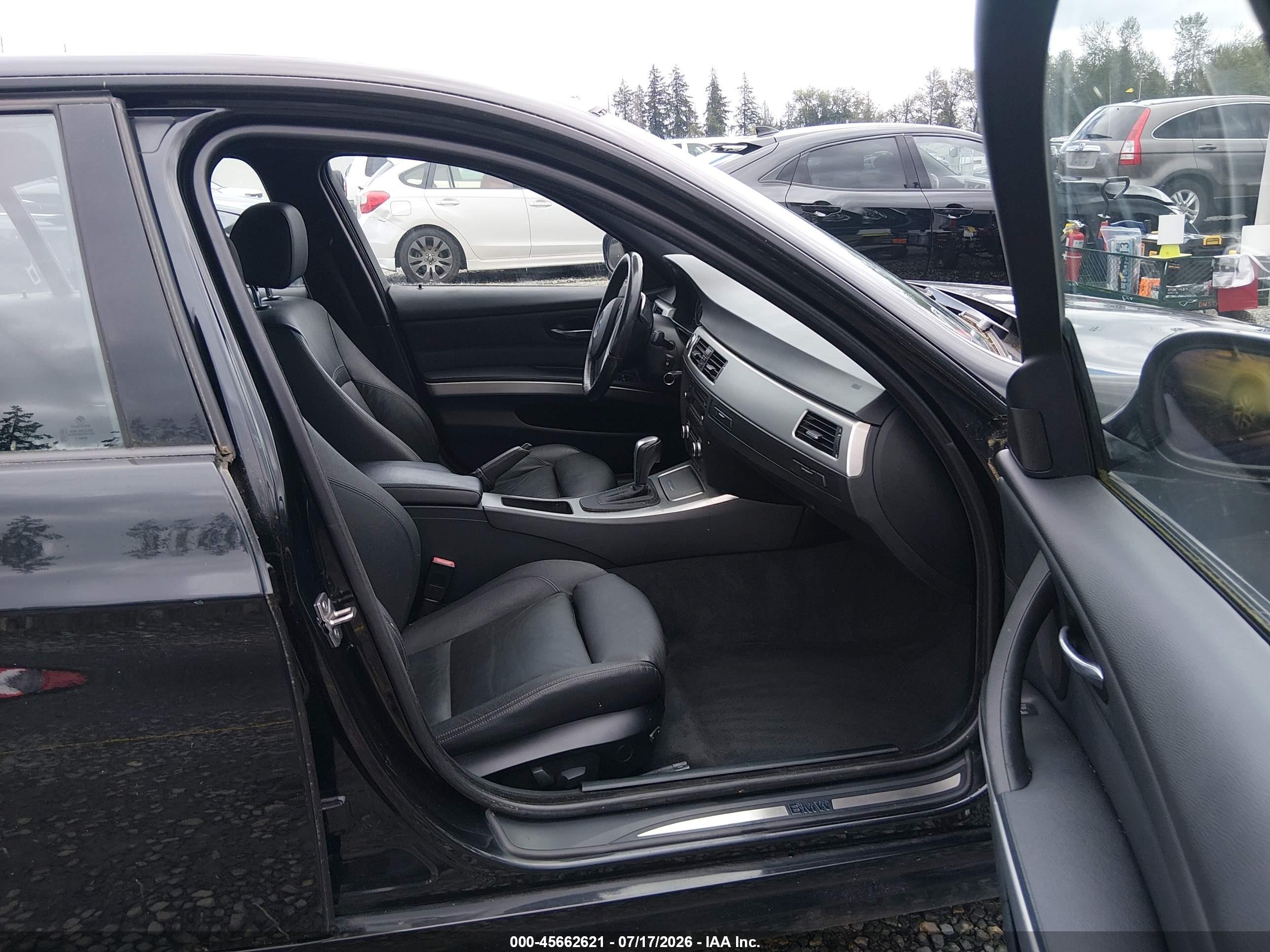 2009 Bmw 335i Xdrive Black vin: WBAPL33589A406708