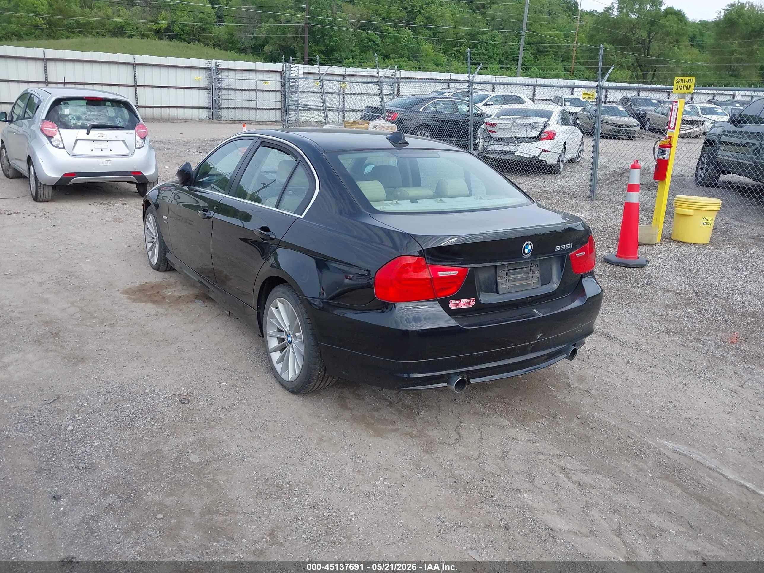 2009 Bmw 335i Xdrive Black vin: WBAPL33599A404403