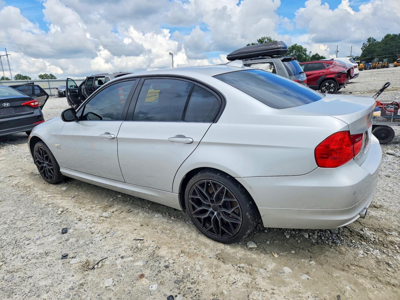 2009 Bmw 335 Xi Silver vin: WBAPL33599A406328