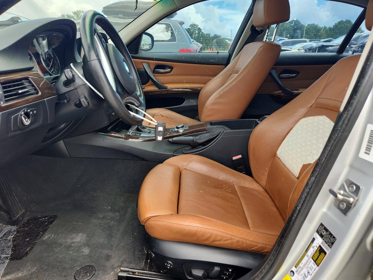 2009 Bmw 335 Xi Silver vin: WBAPL33599A406328