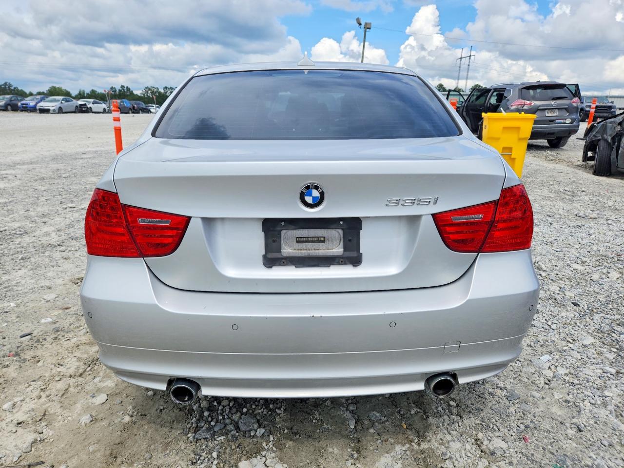 2009 Bmw 335 Xi Silver vin: WBAPL33599A406328