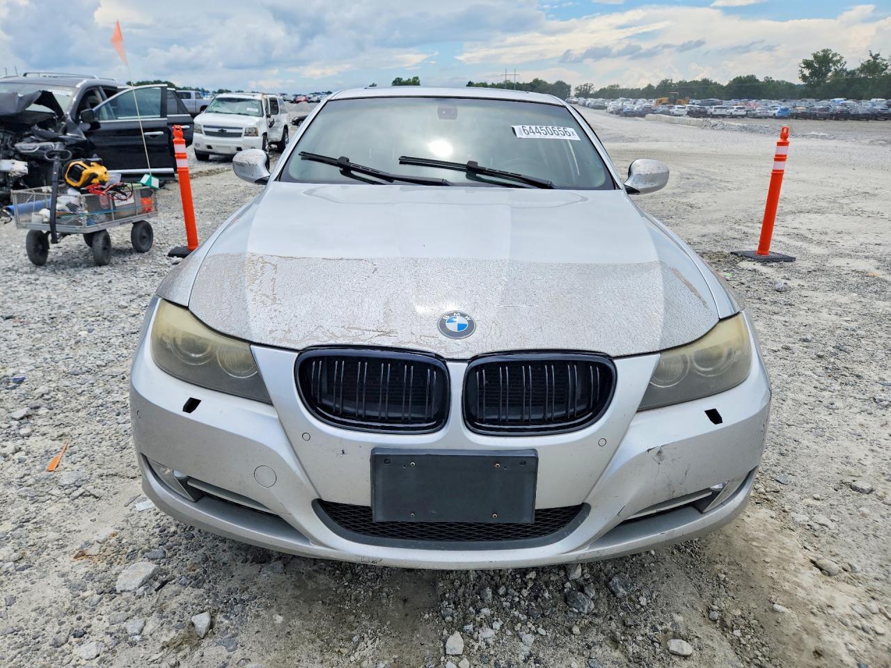 2009 Bmw 335 Xi Silver vin: WBAPL33599A406328