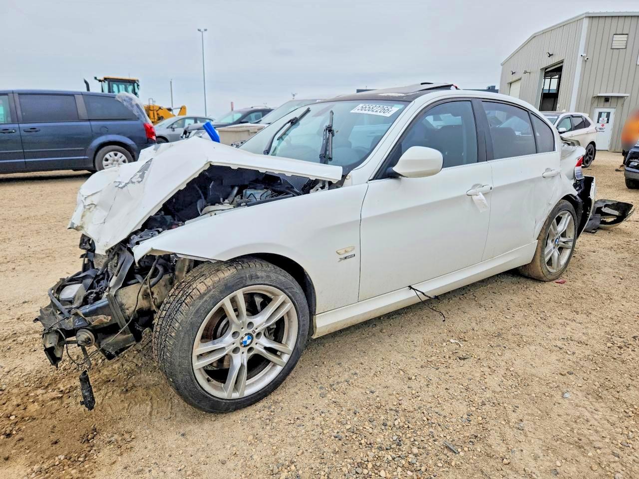 2009 Bmw 335 Xi White vin: WBAPL335X9A406287