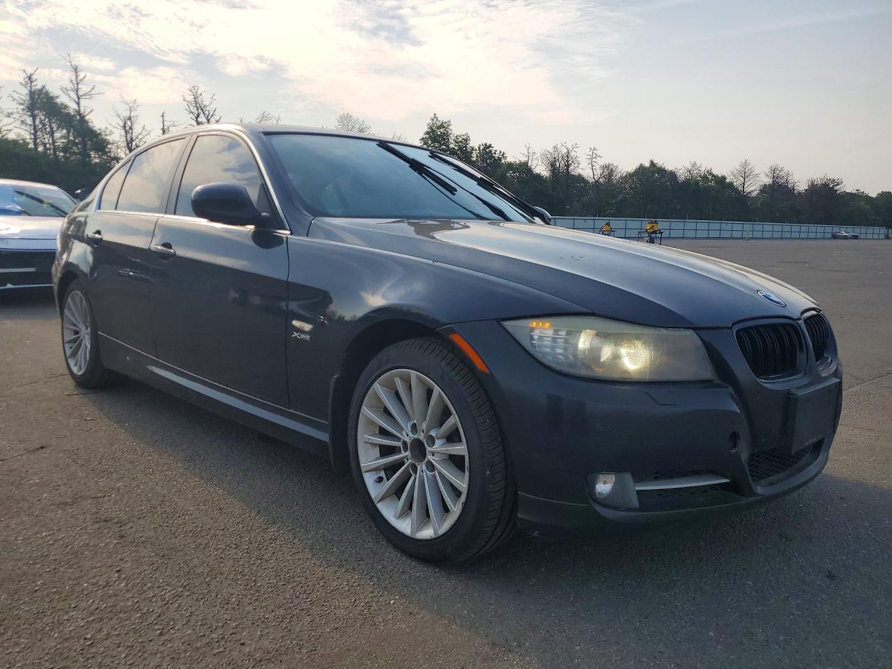 2010 Bmw 3 Series Blue vin: WBAPL3C59AA408052