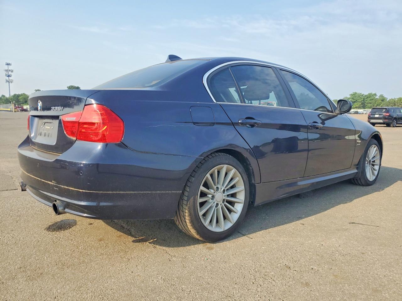 2010 Bmw 3 Series Blue vin: WBAPL3C59AA408052
