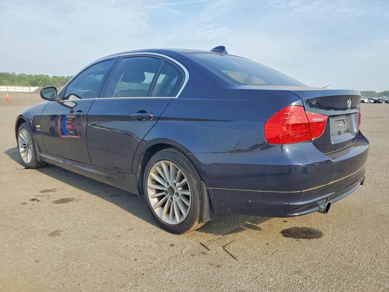 2010 Bmw 3 Series Blue vin: WBAPL3C59AA408052