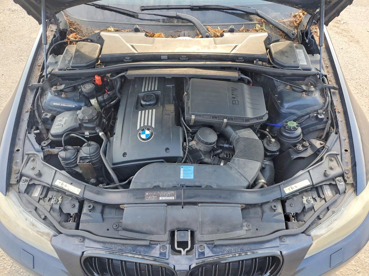 2010 Bmw 3 Series Blue vin: WBAPL3C59AA408052