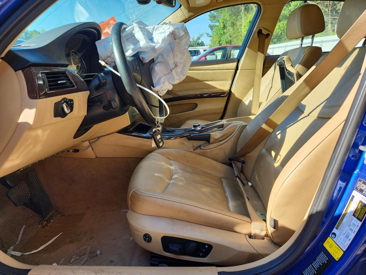 2011 Bmw 335 Xi Blue vin: WBAPL5C50BA918013