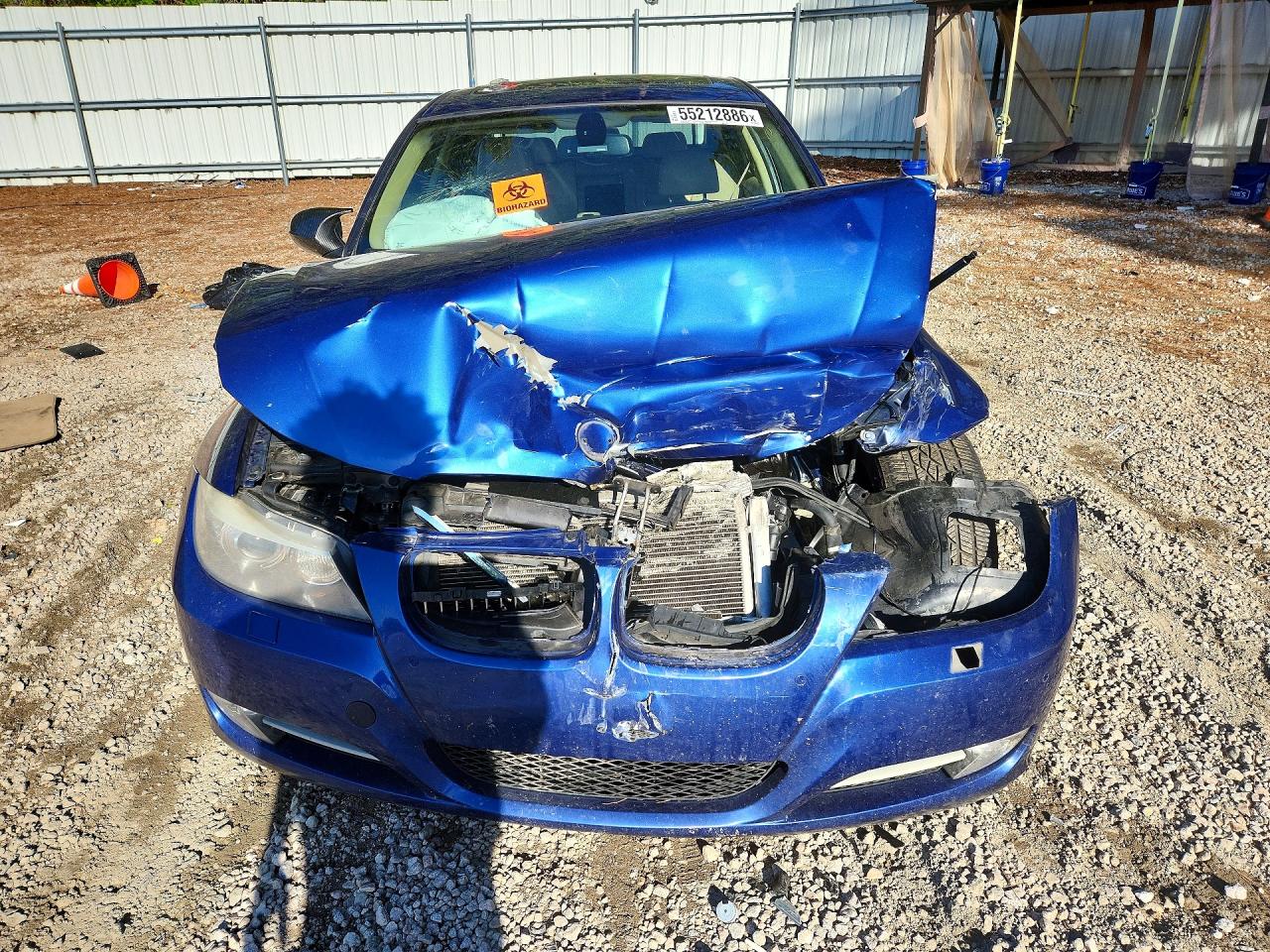 2011 Bmw 335 Xi Blue vin: WBAPL5C50BA918013